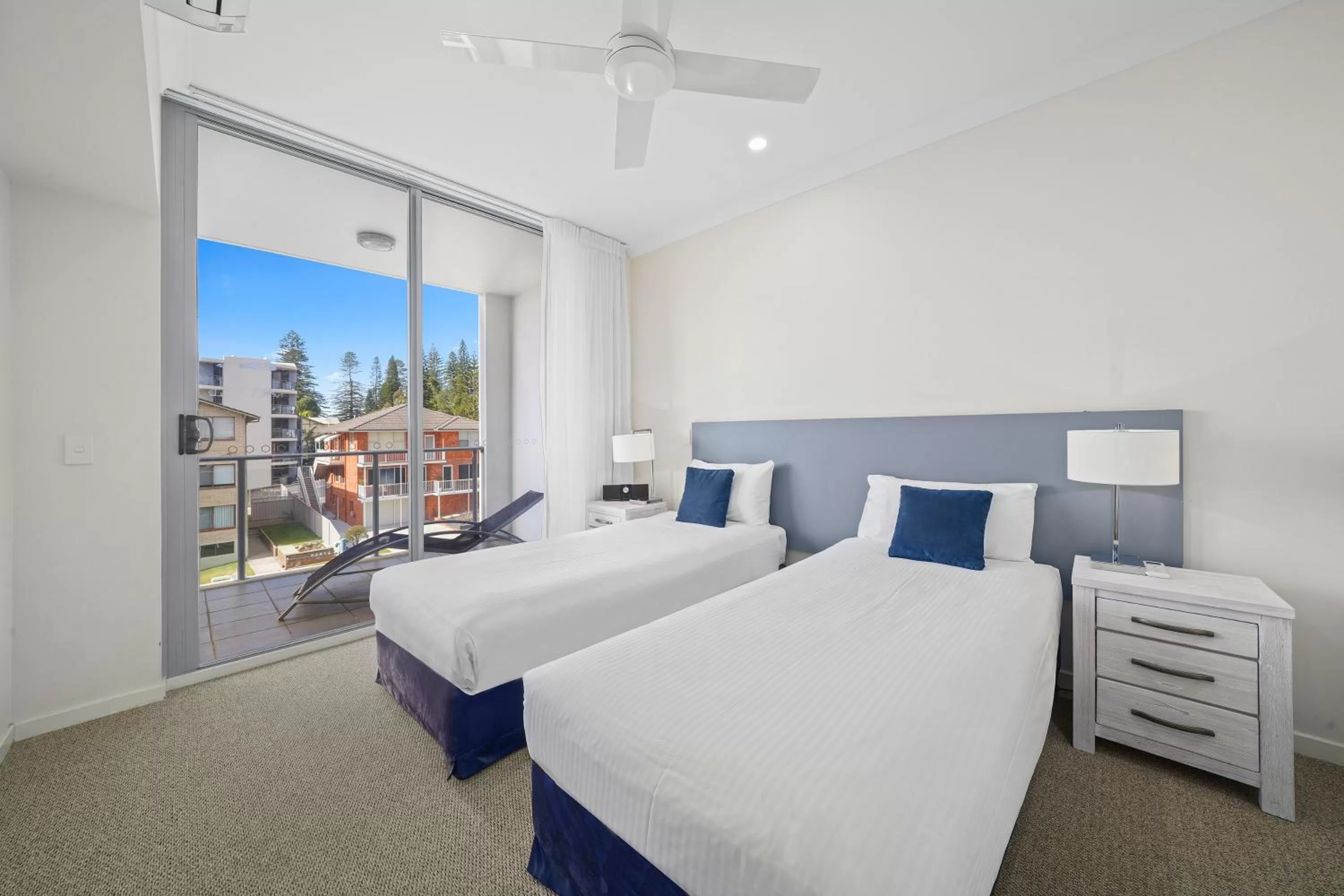 Bed in Macquarie Waters Boutique Apartment Hotel