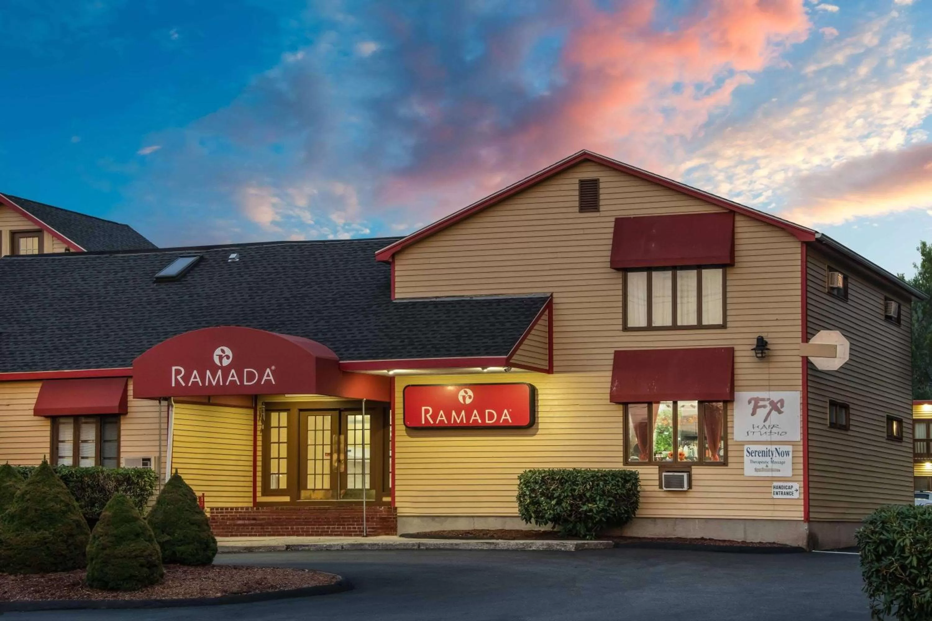 Property building in Ramada by Wyndham Groton Mystic