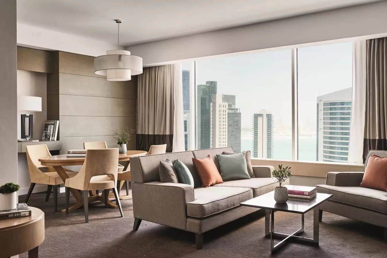 Living room in Pullman Doha West Bay