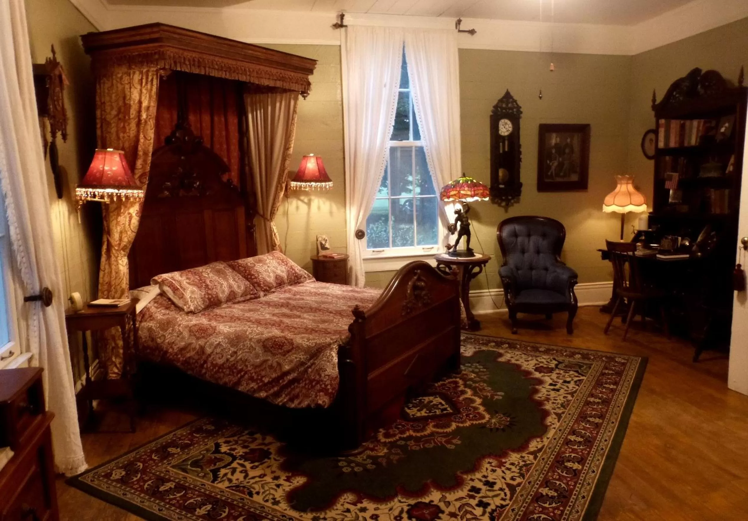 Bed in Mulberry Lavender Farm and B&B