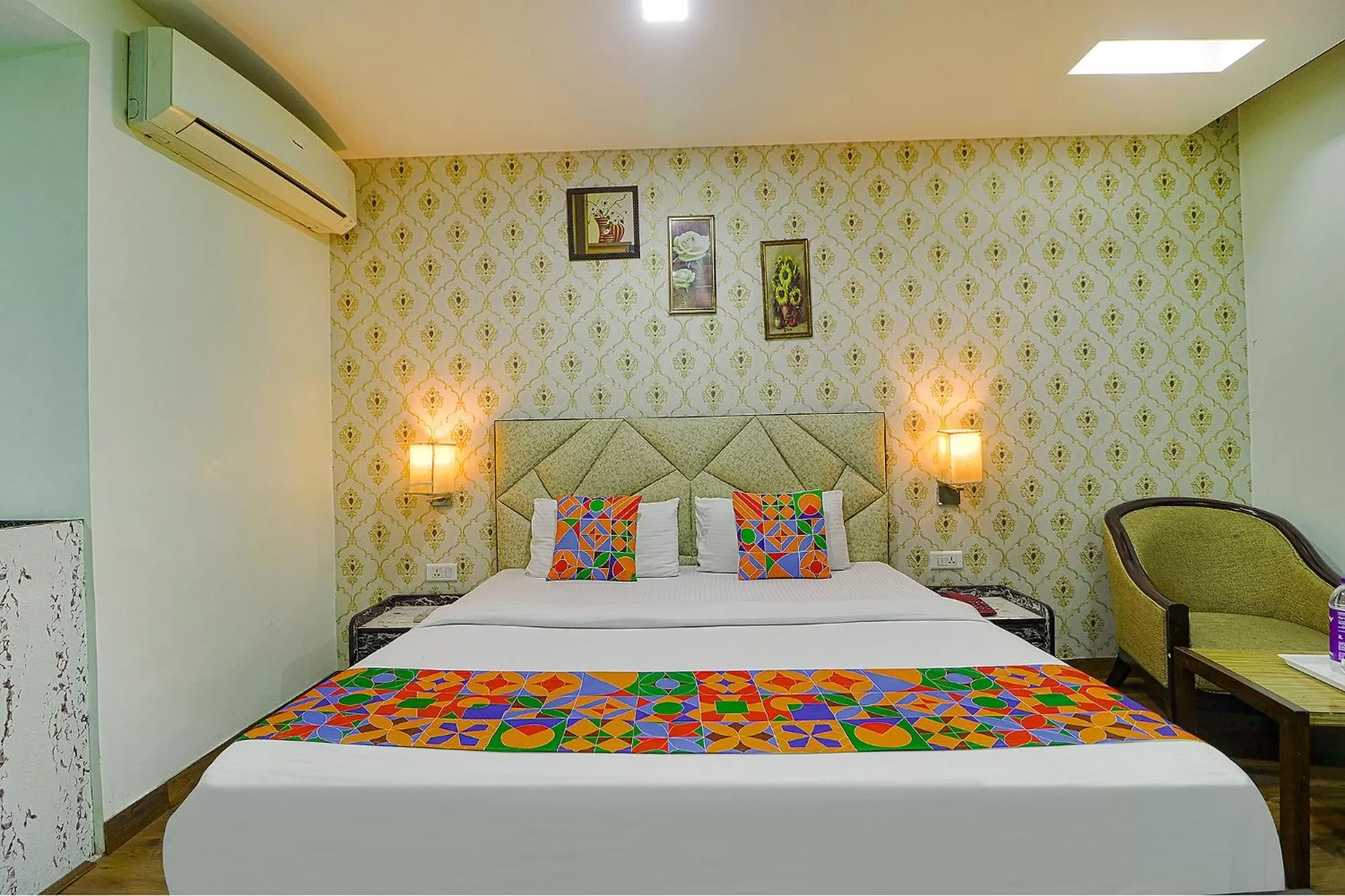 Photo of the whole room, Bed in FabHotel Prime Z Grand