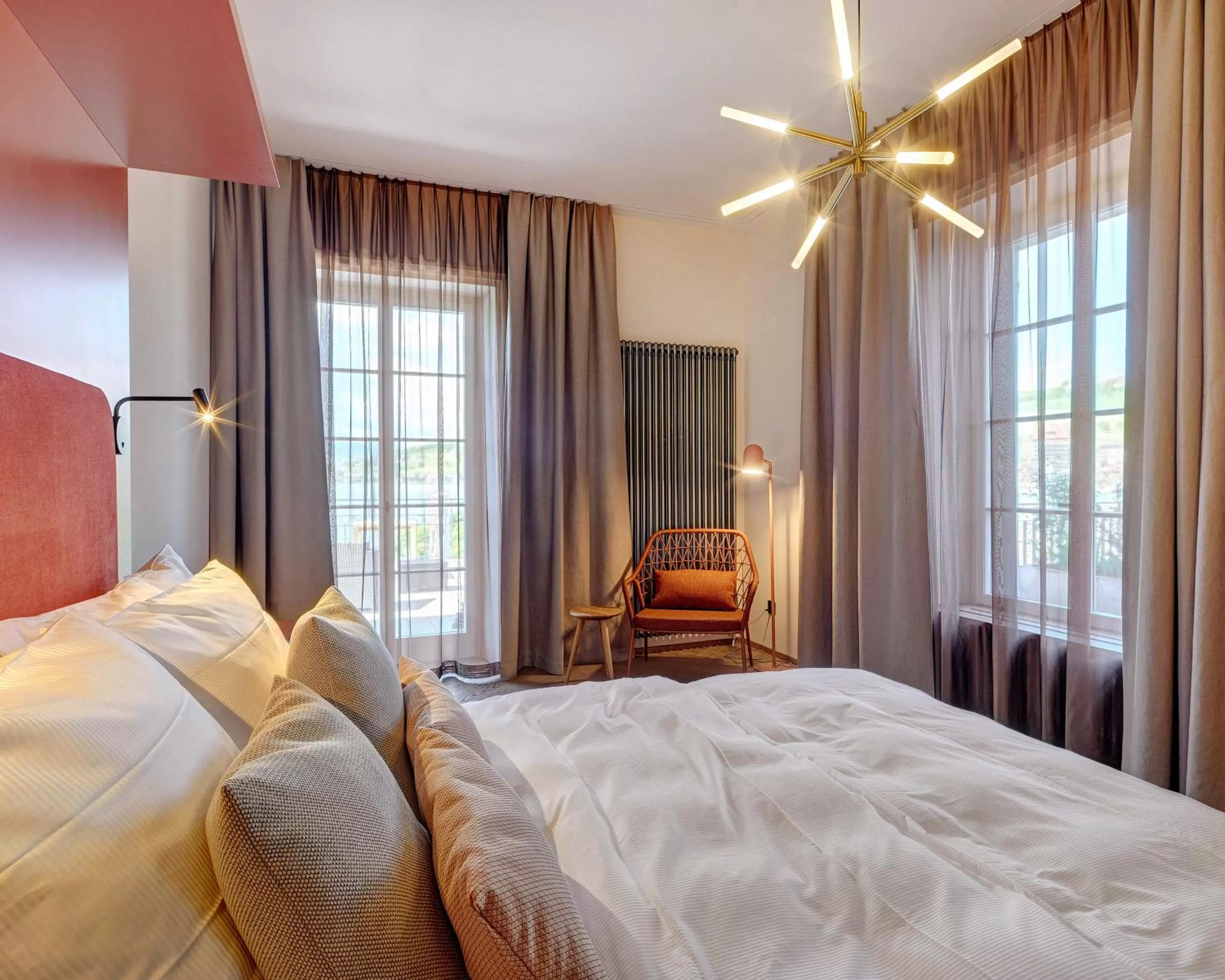 Bed in Hotel Restaurant Seehof