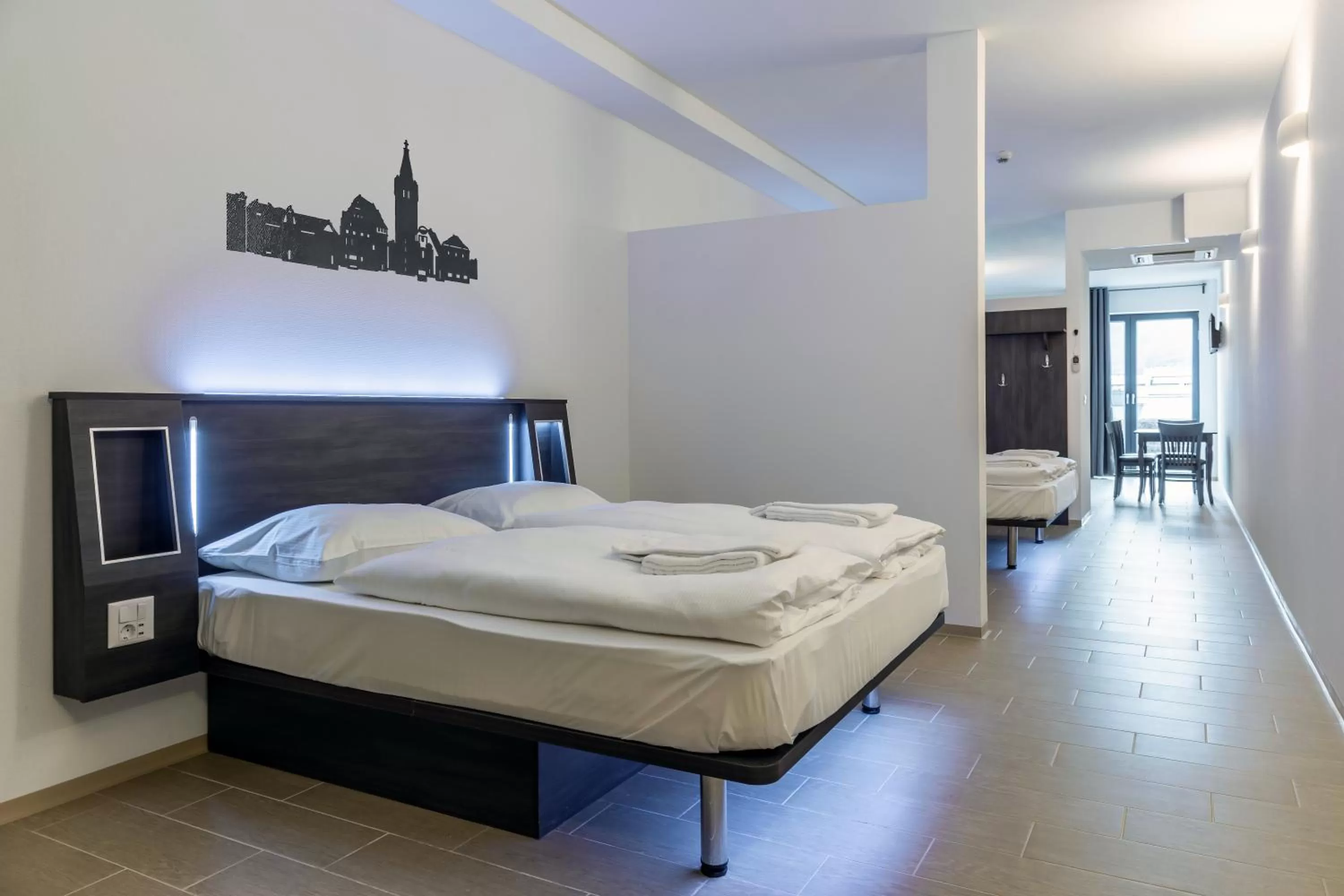 Bedroom, Bed in Augustus Hotel Bernkastel - Comfortable Budget Hotel