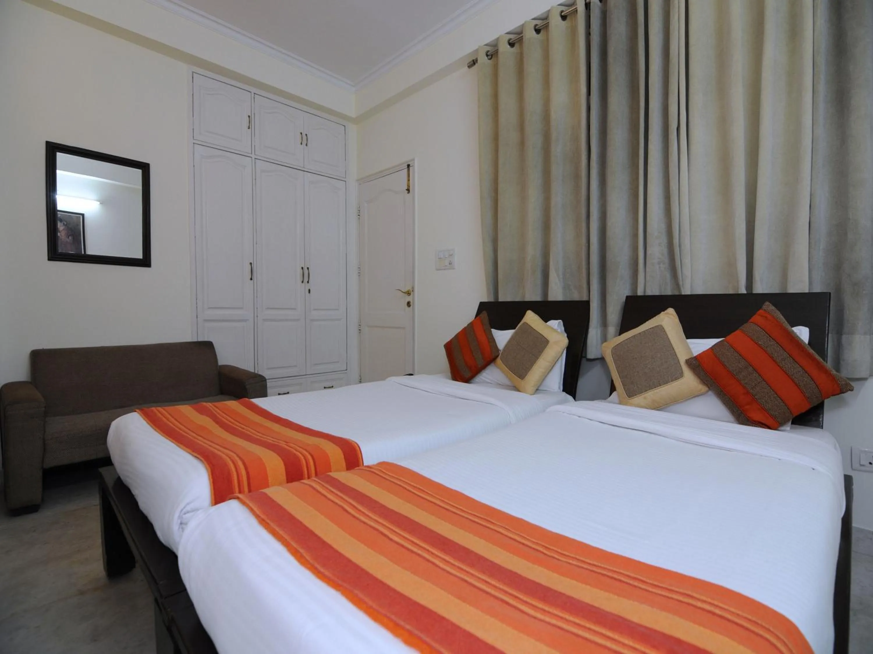 Bedroom, Bed in Mehra Residency at The Airport