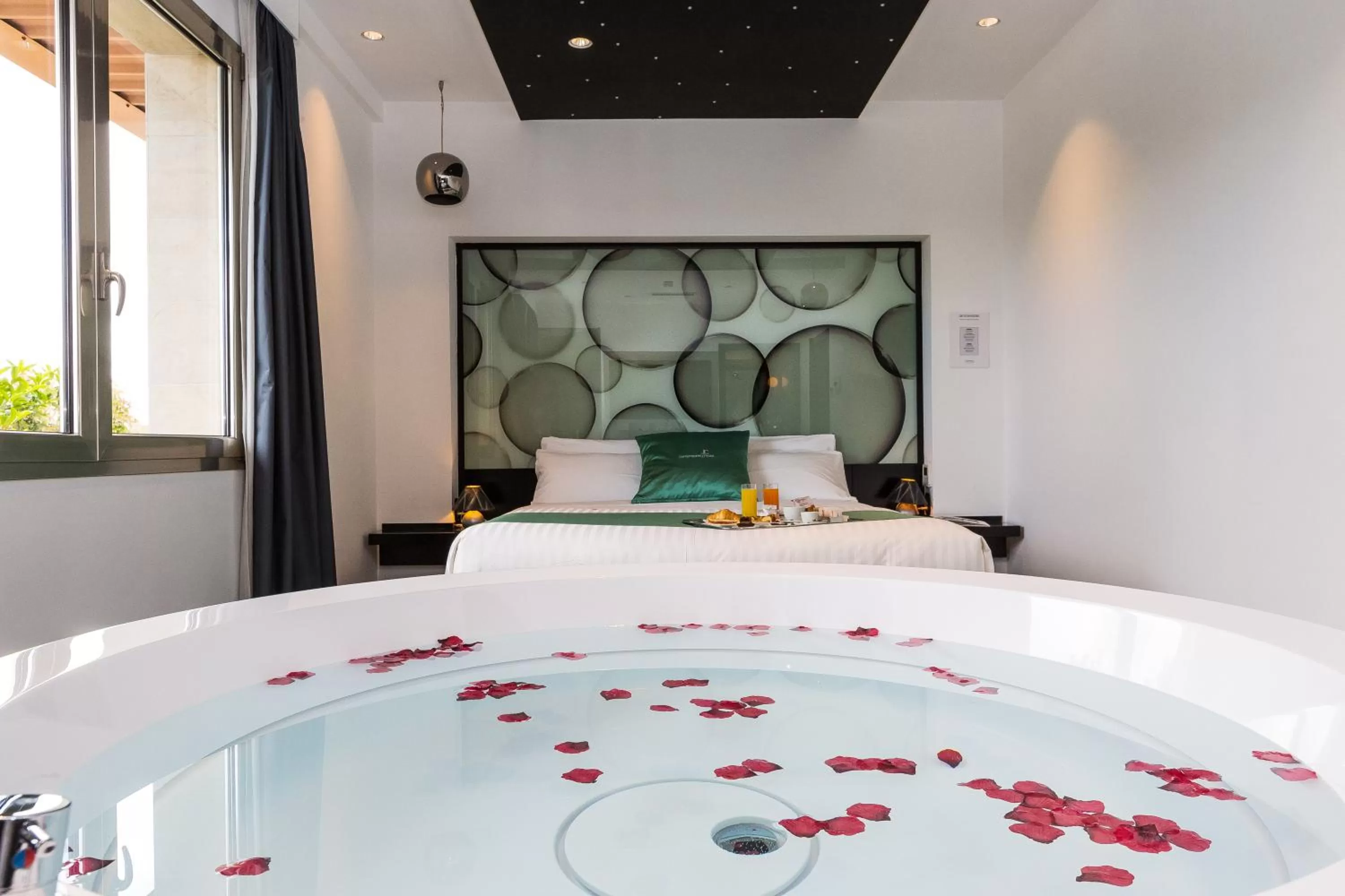 Photo of the whole room, Bed in JC Hotel