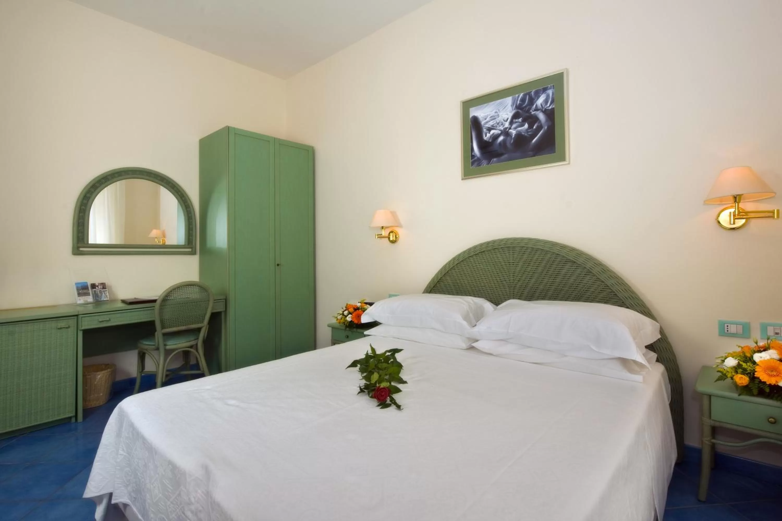 Bed in Hotel Pensione Reale