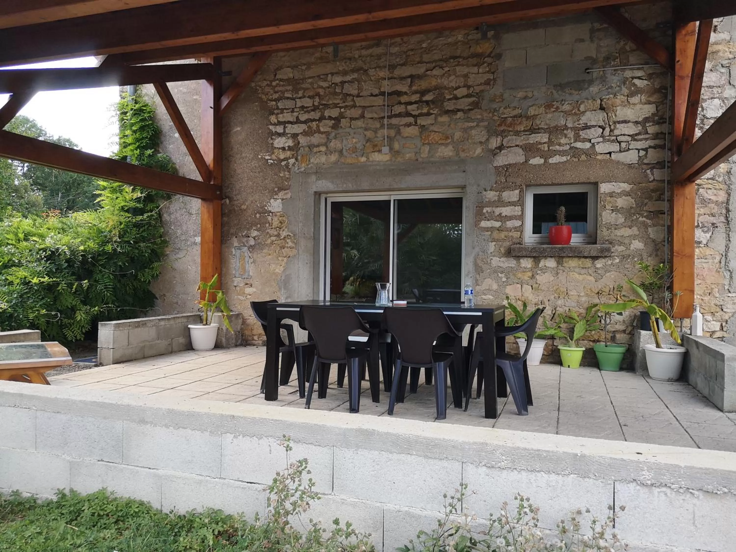 Patio in Domaine de la Borde