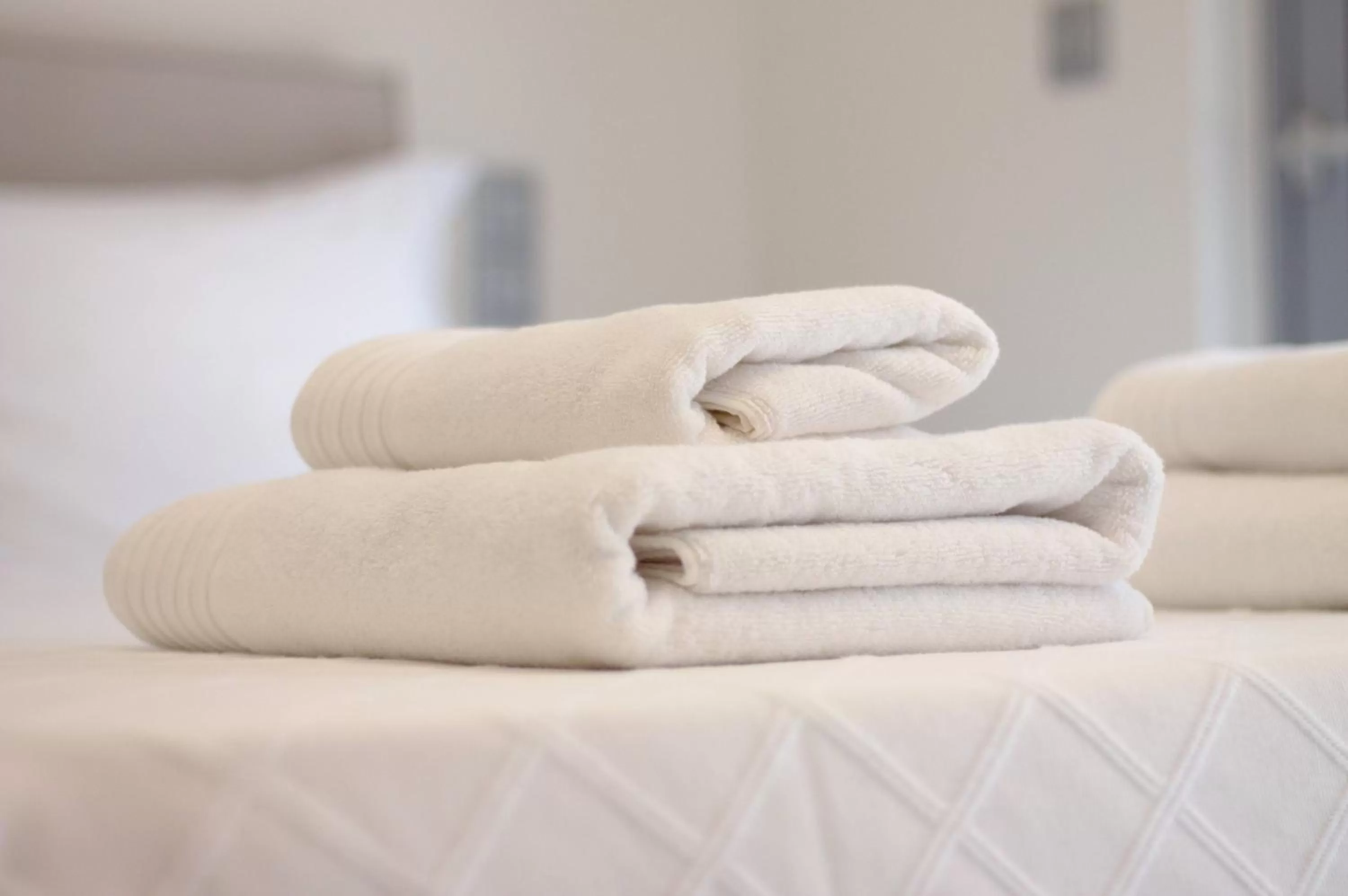 towels, Bed in Cottage Boutique Apartments Athens