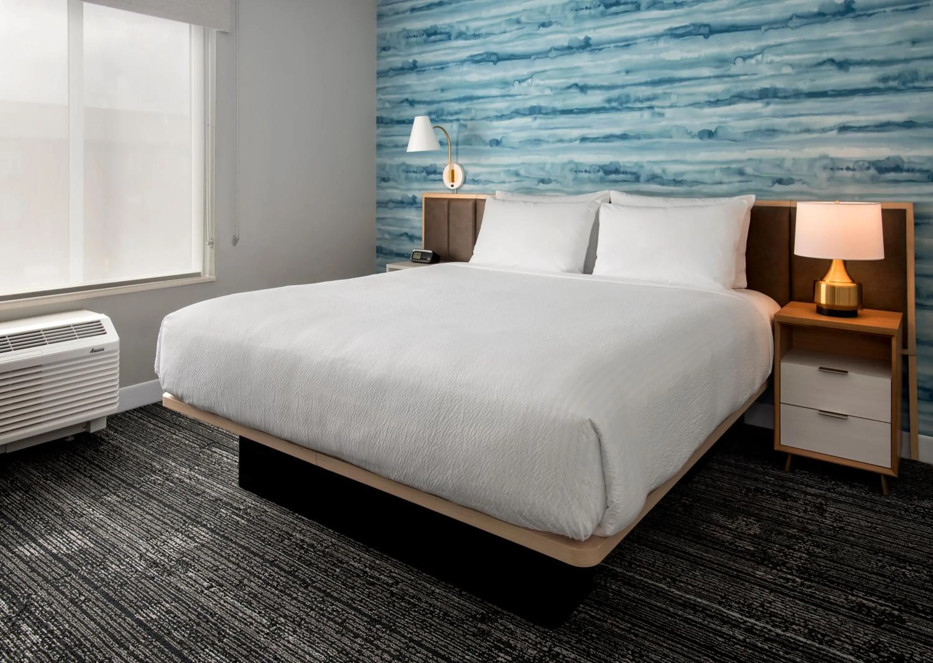 Bed in TownePlace Suites Portland Airport ME