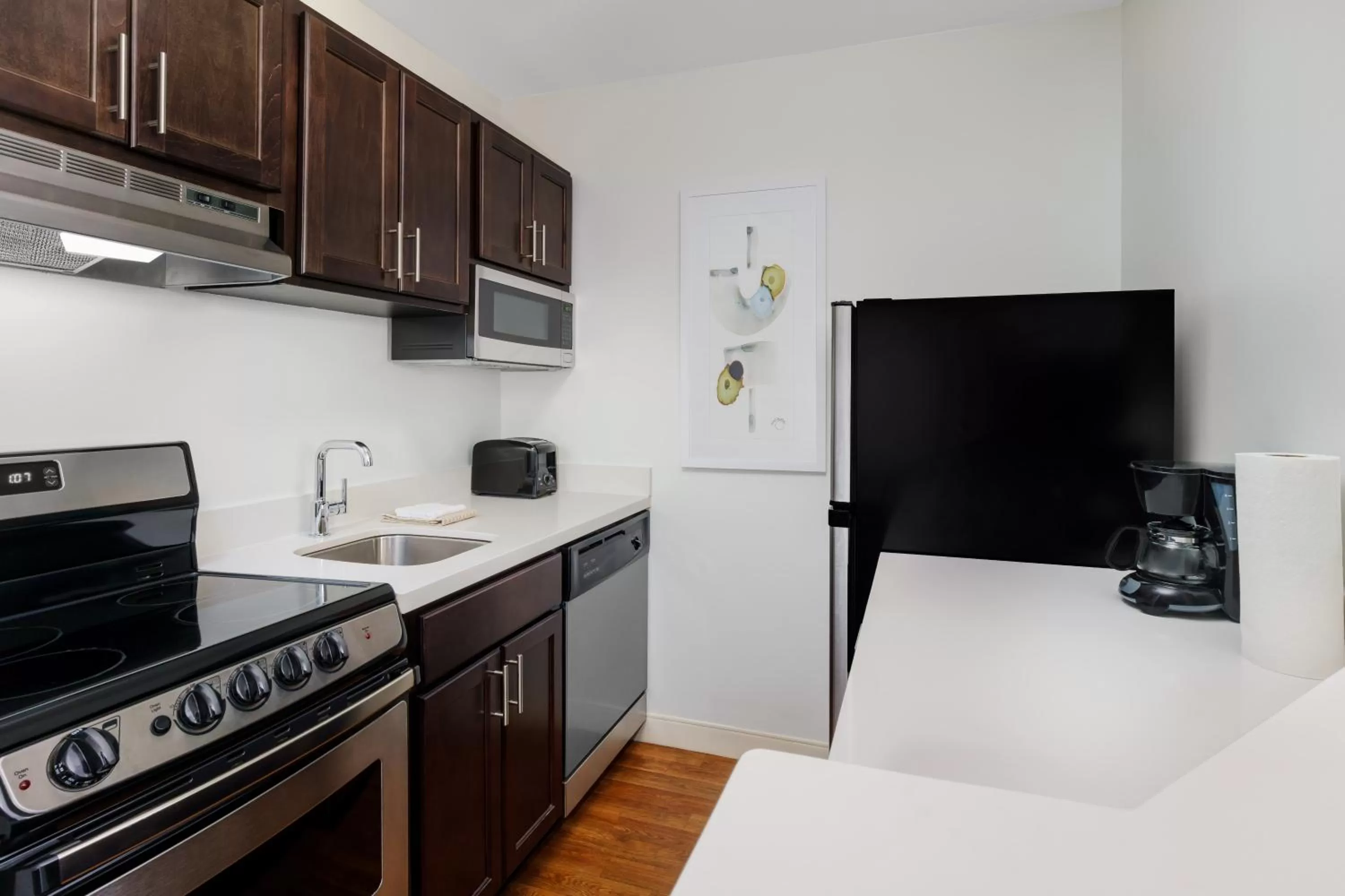 kitchen in TownePlace Suites Manchester-Boston Regional Airport