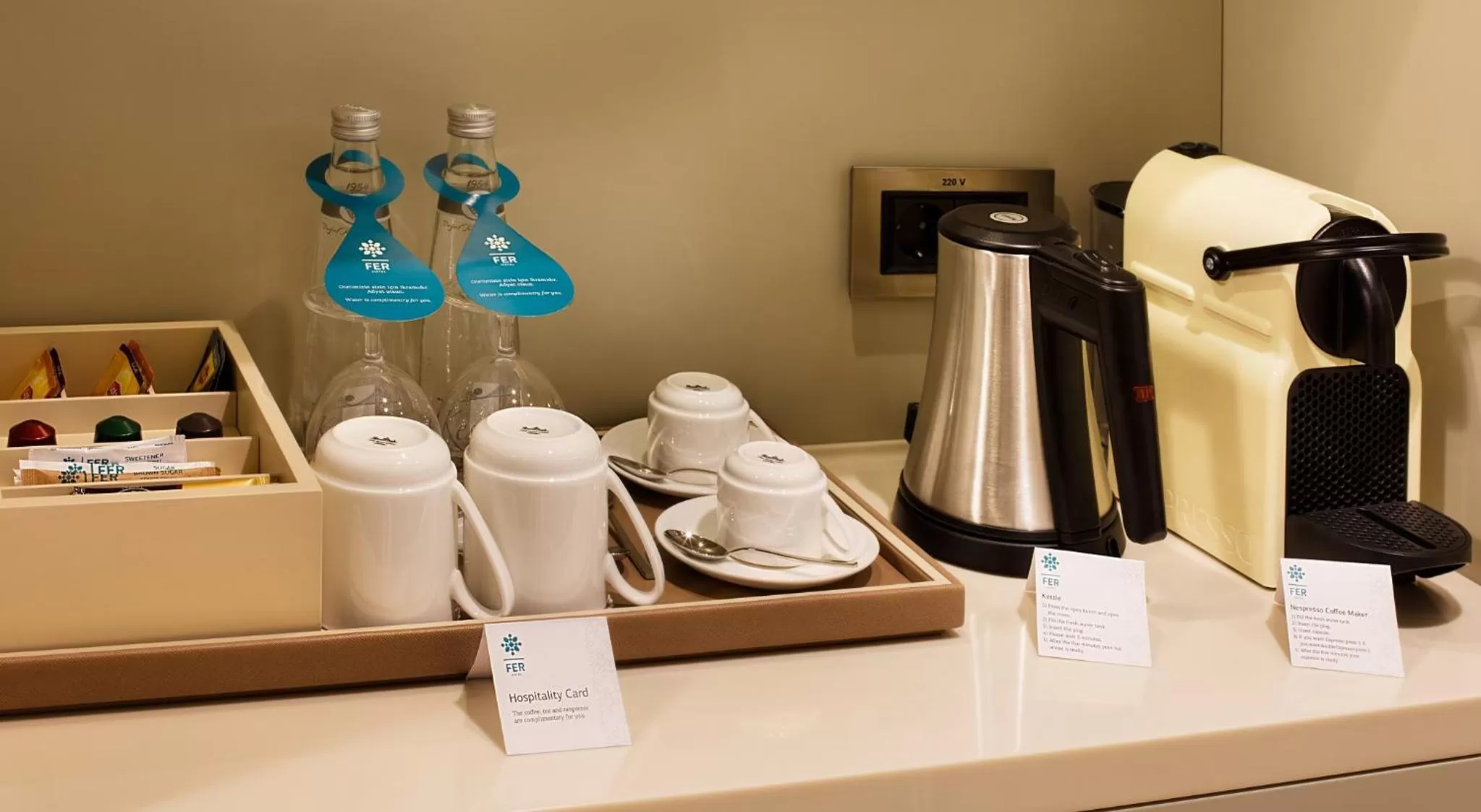 Decorative detail in Fer Hotel