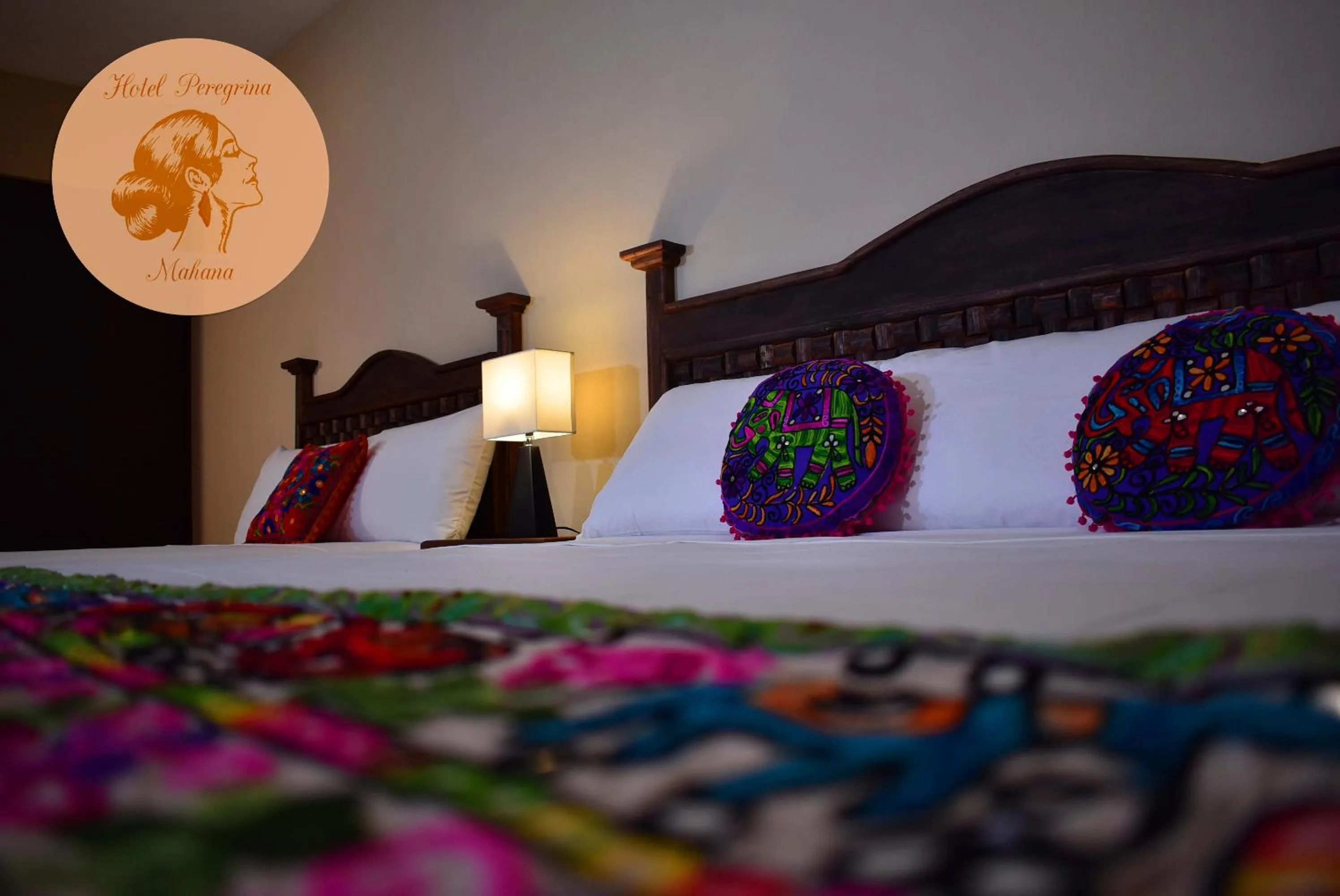 Bed in Hotel Peregrina