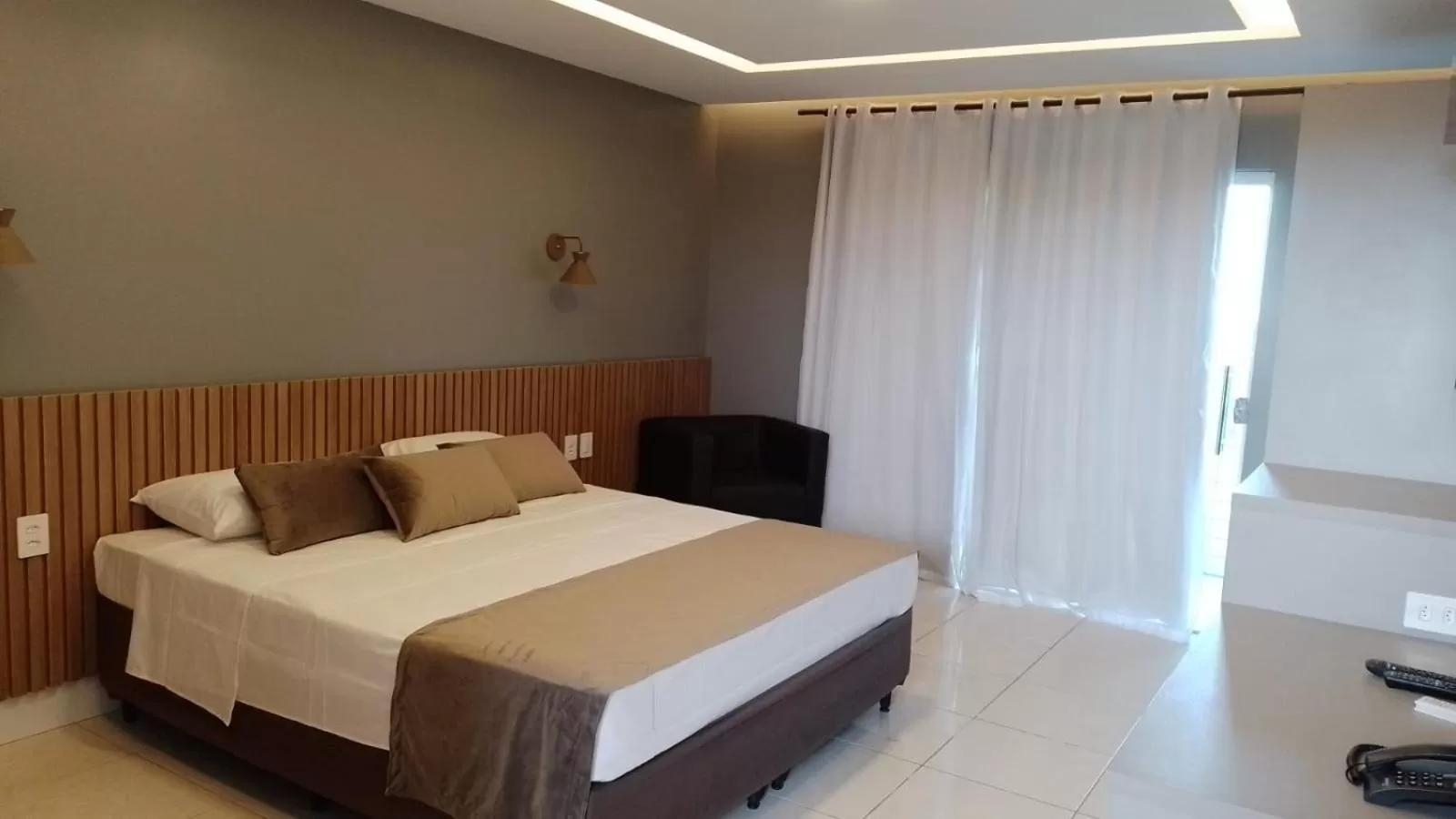 Bed in Hotel Adventure São Luís