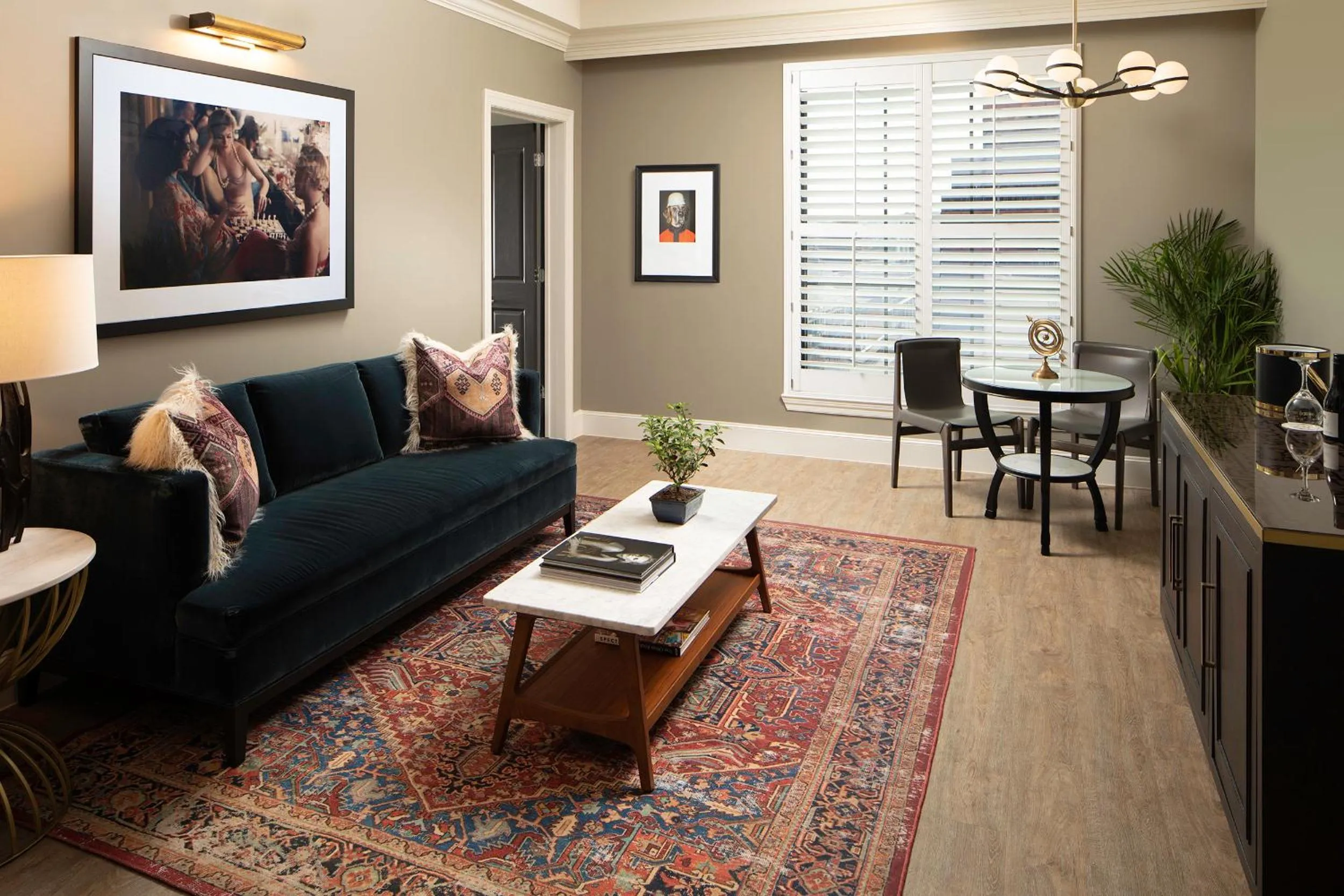 Living room in Hotel ZaZa Austin