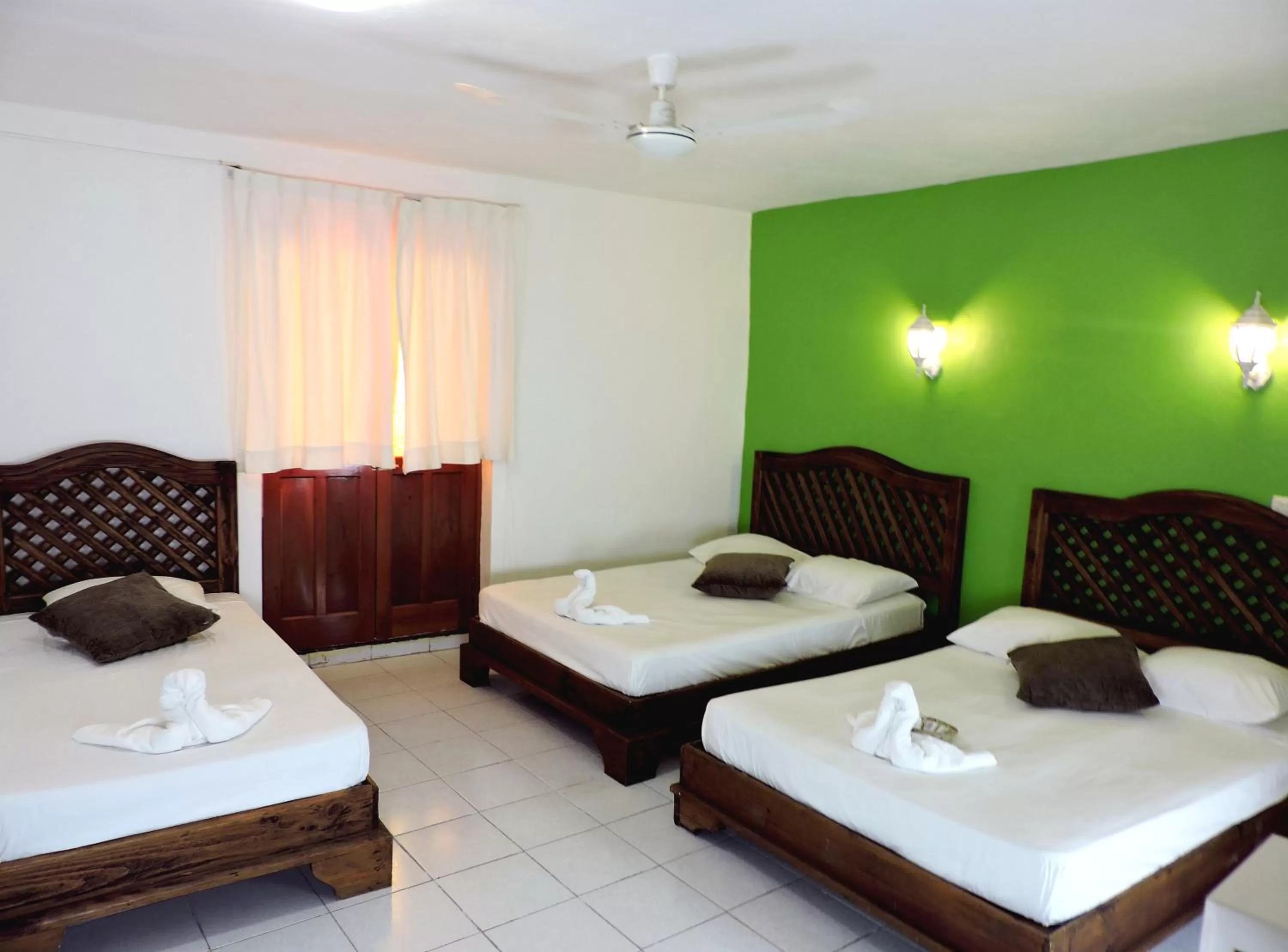 Bed in Hotel Valladolid