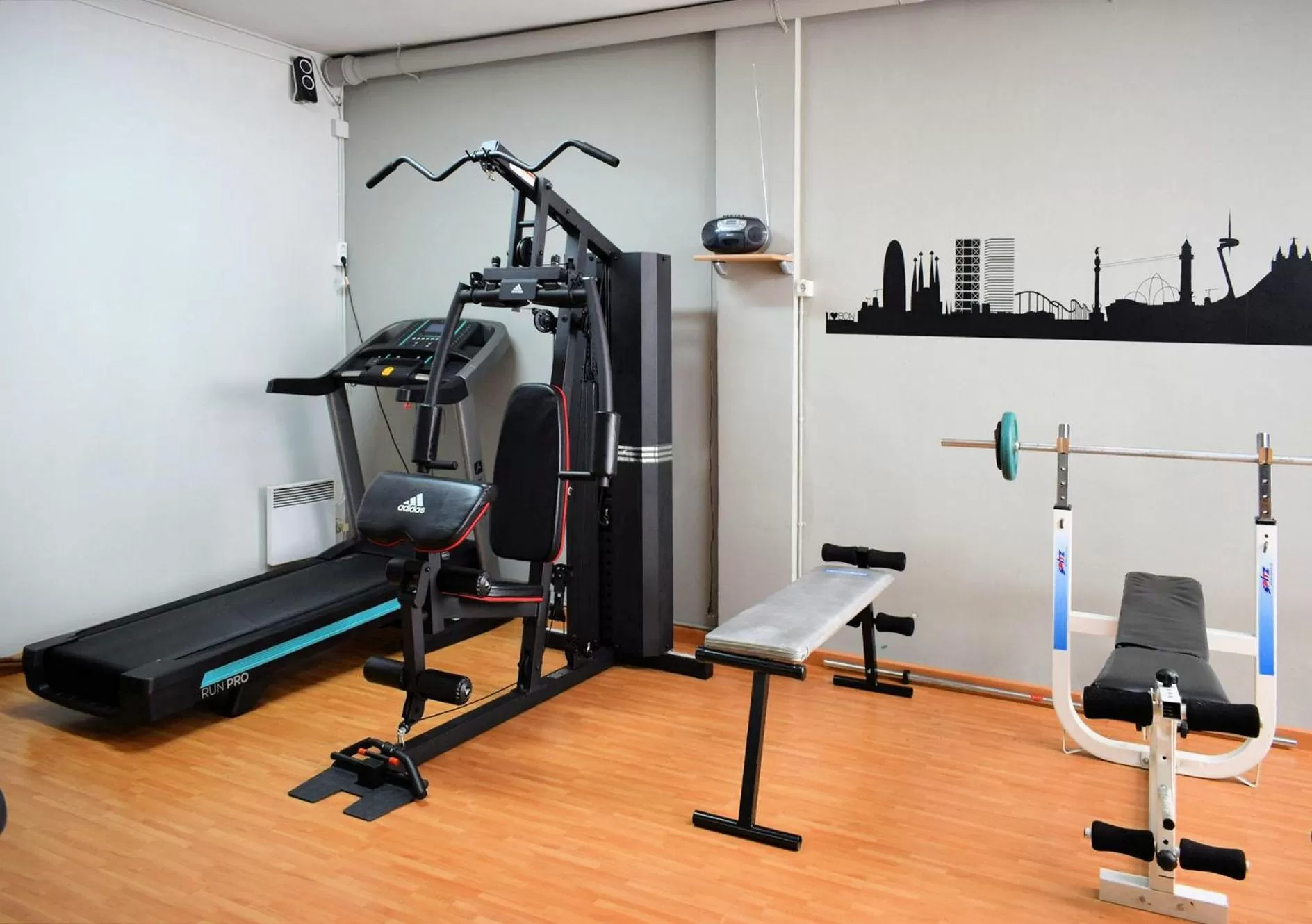 Fitness centre/facilities in Aparthotel Bertrán