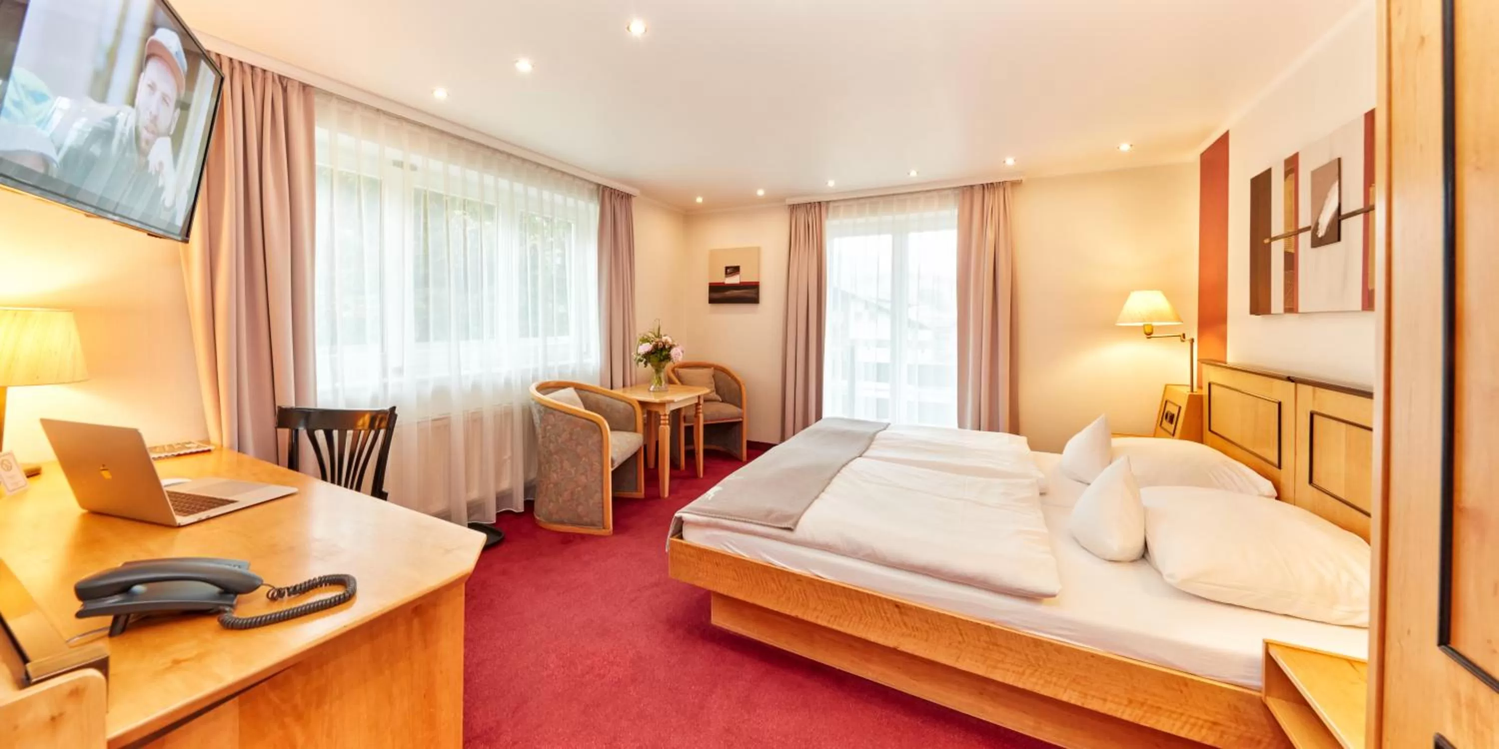 Photo of the whole room, Bed in Hotel Riezler Hof