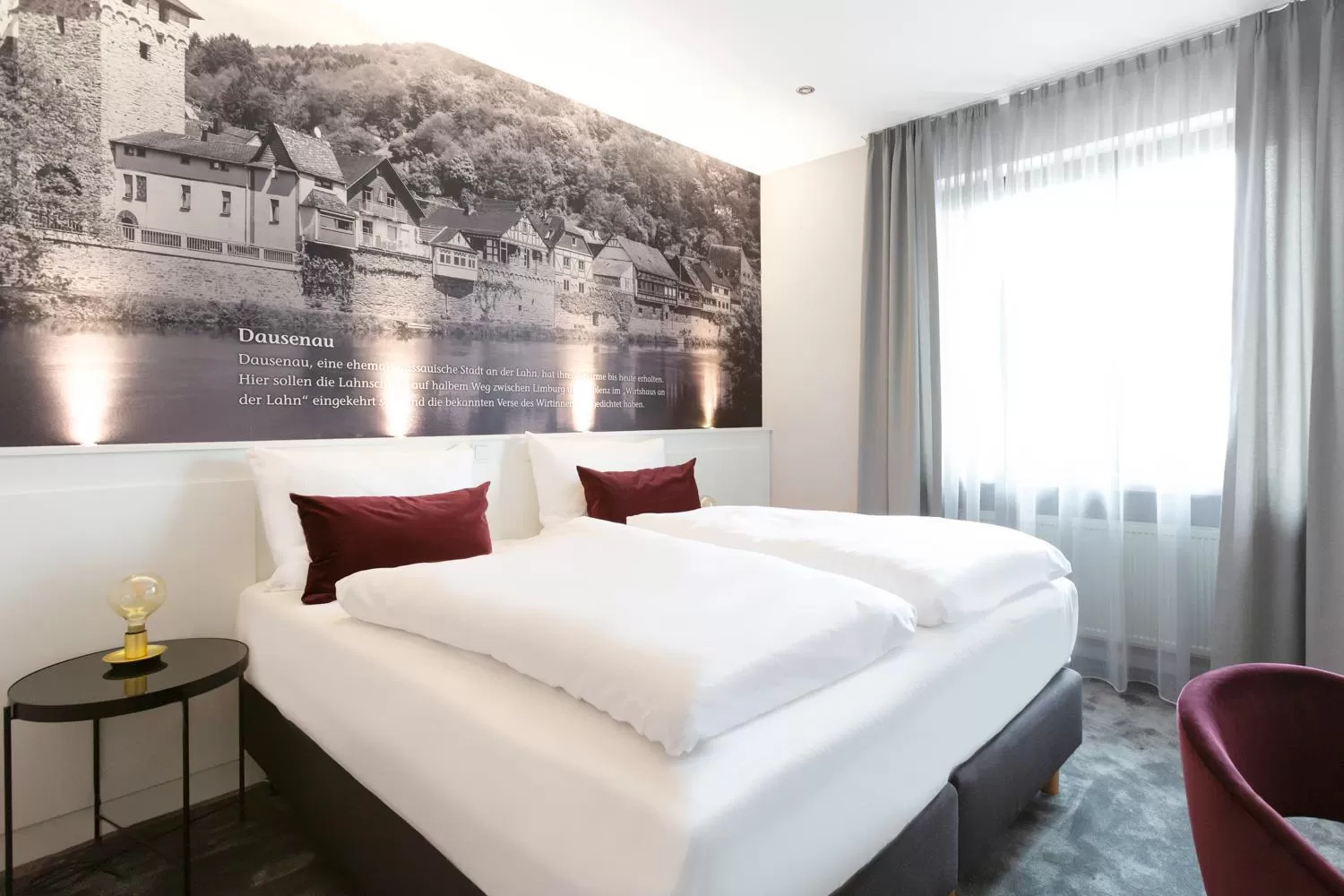 Bed in Hotel Huss Limburg