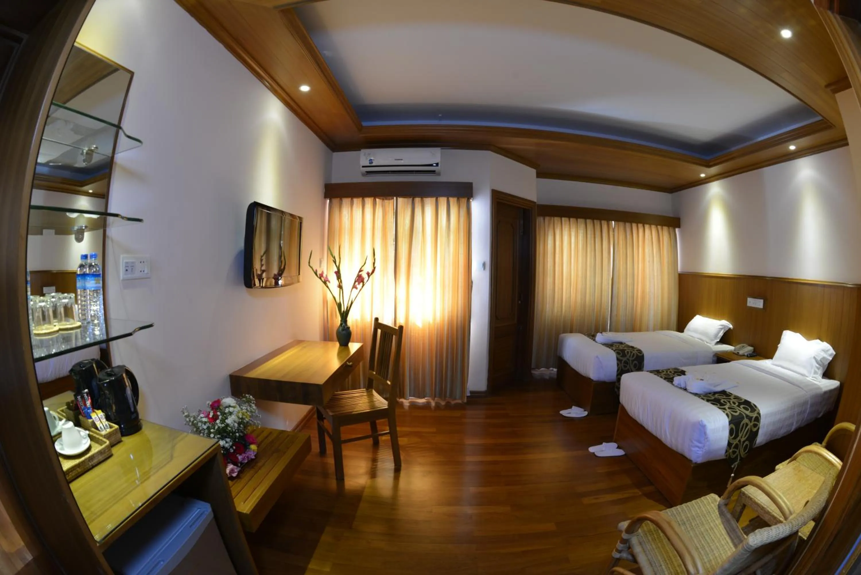 Decorative detail, Bed in Hotel Sidney