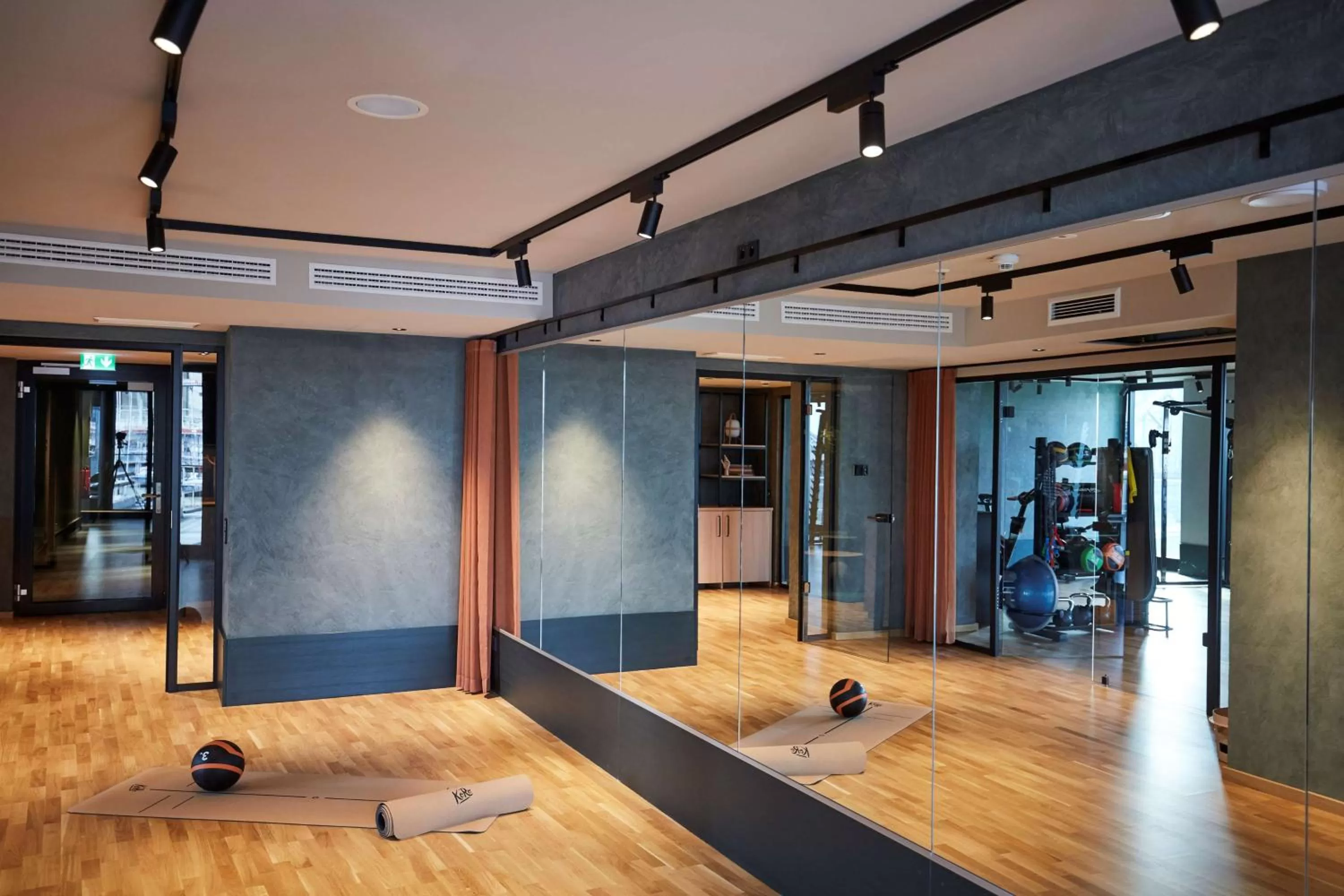 Fitness centre/facilities in Scandic Frankfurt Hafenpark