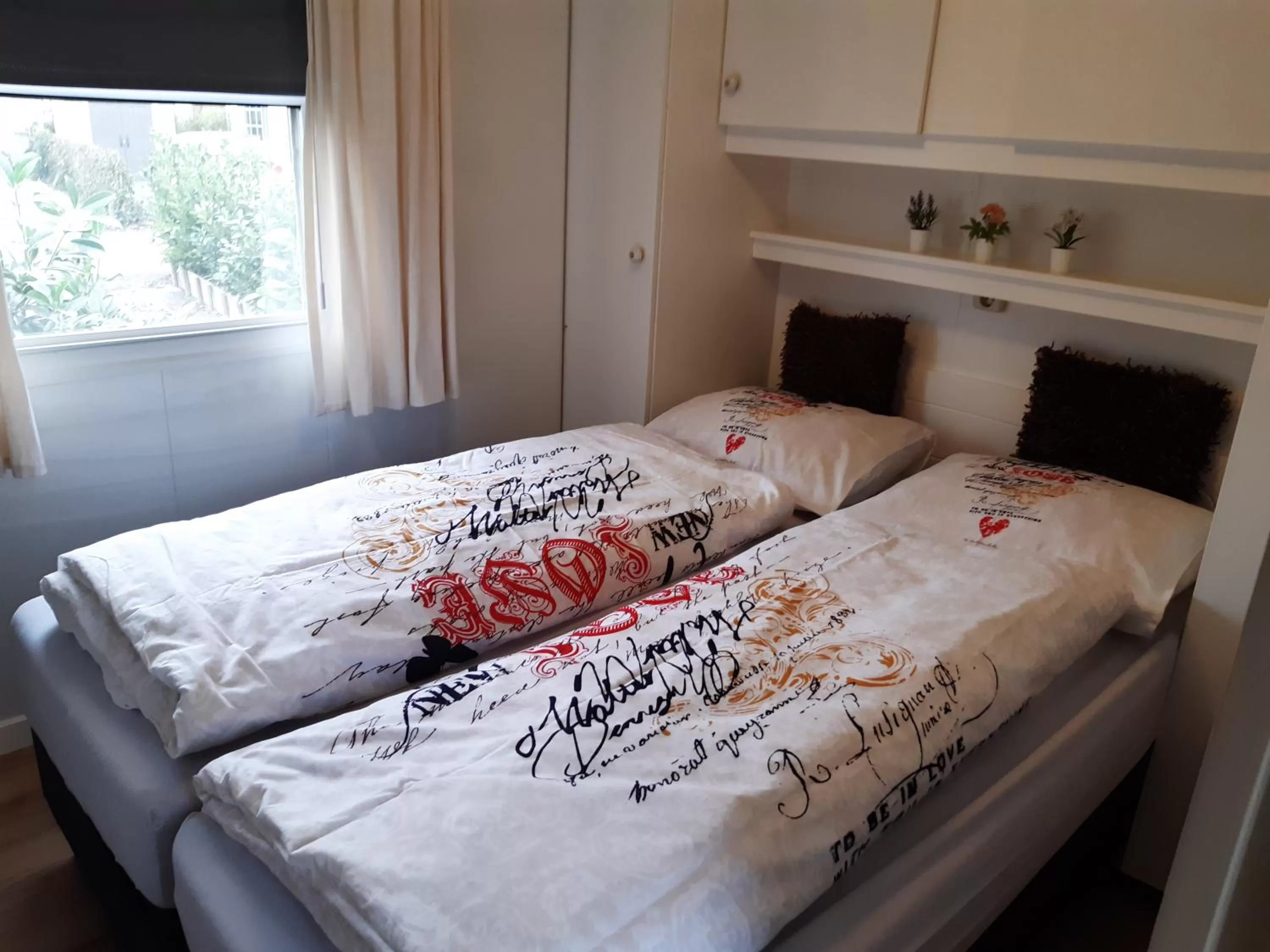 Bed in Chalet Heggemus Oisterwijk