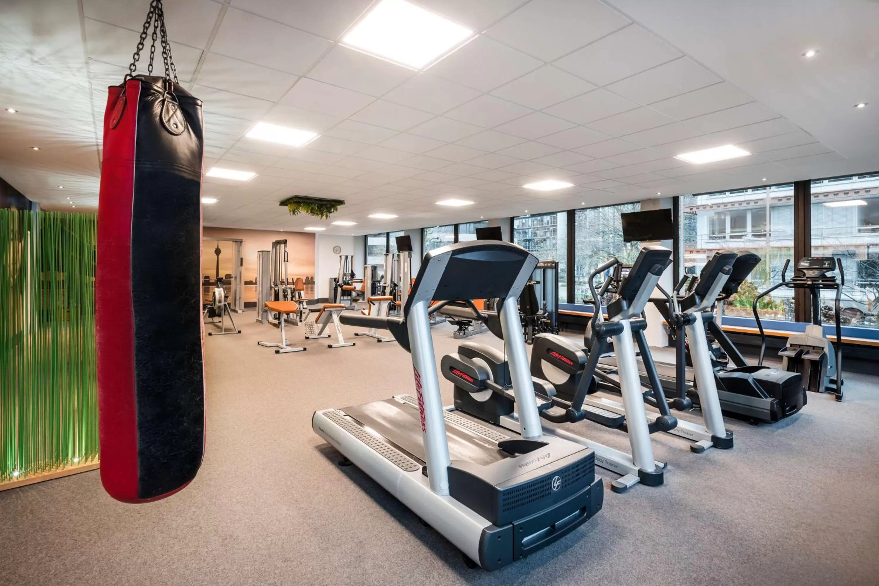 Fitness centre/facilities in Lindner Hotel Dusseldorf Seestern, part of JdV by Hyatt