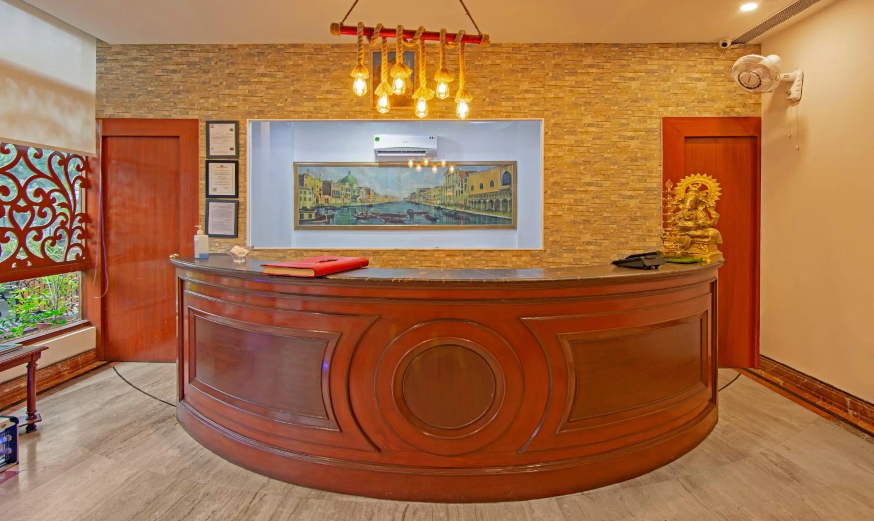 Lobby or reception in Treebo Corporate Park