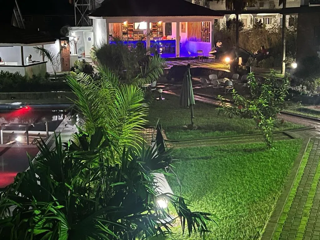 Garden in Infinity Hotel Kampala