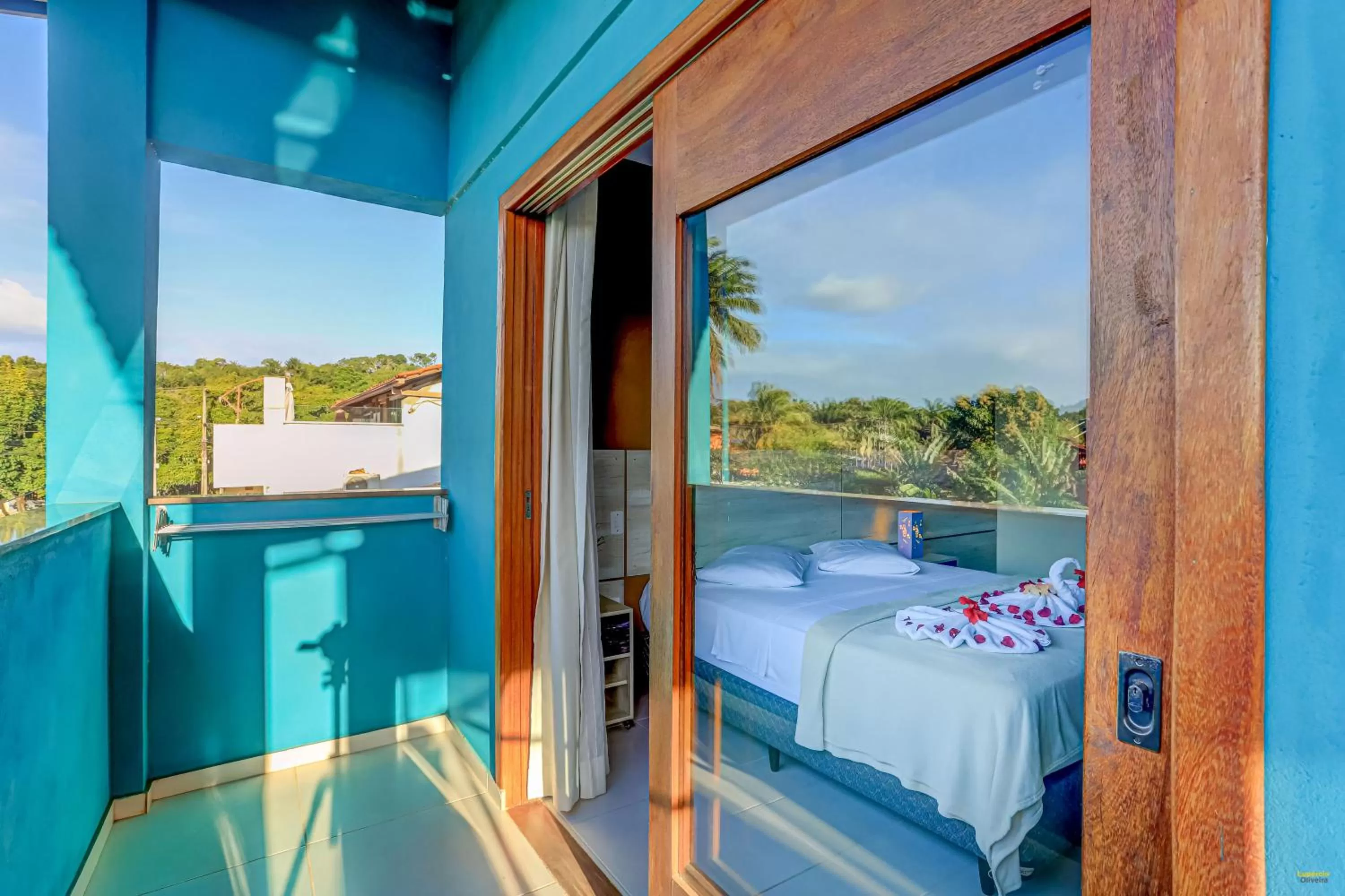 Balcony/Terrace, Bed in i9 Quixaba Flat