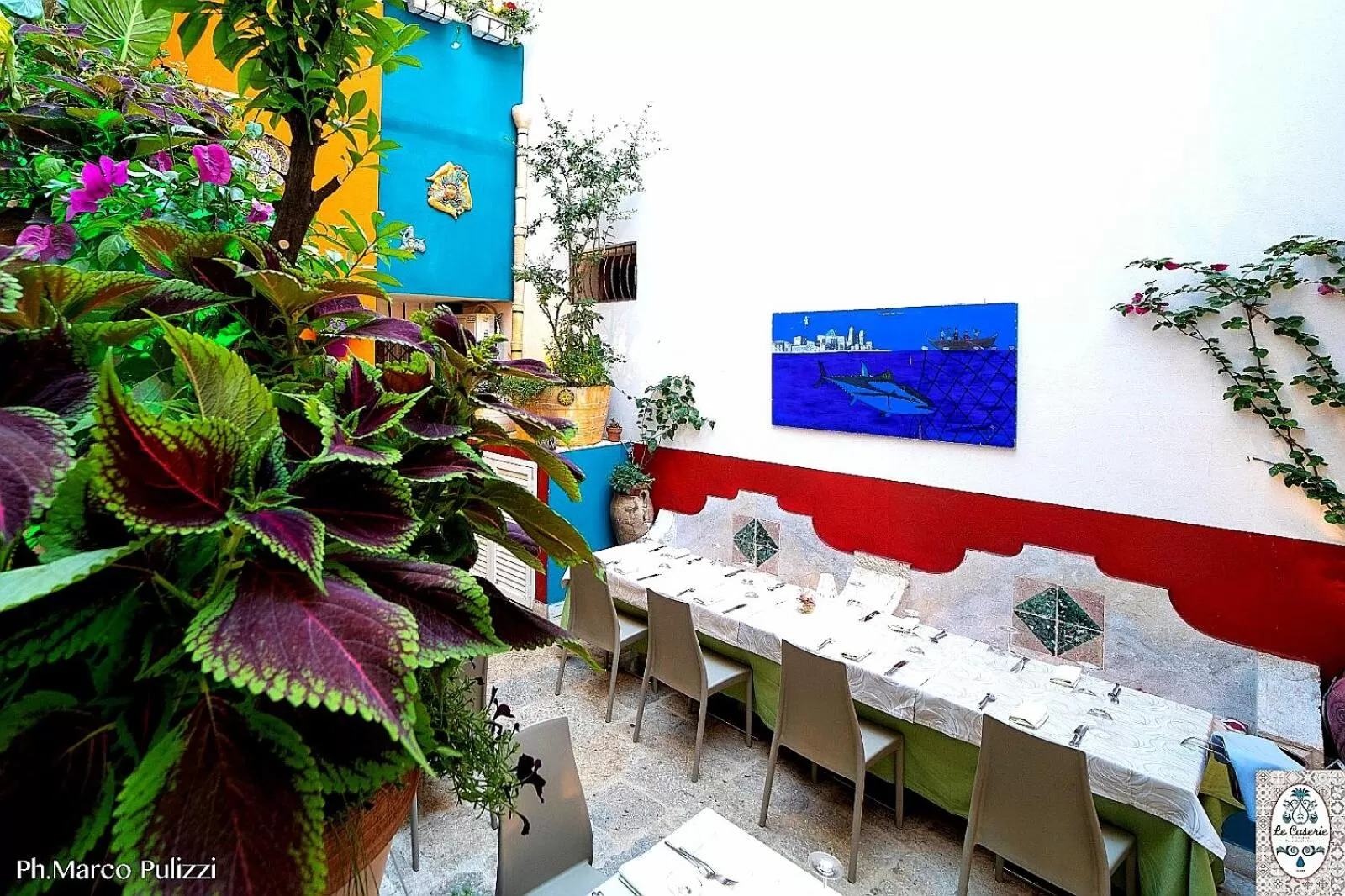 Patio in Le Caserie Locanda di Charme