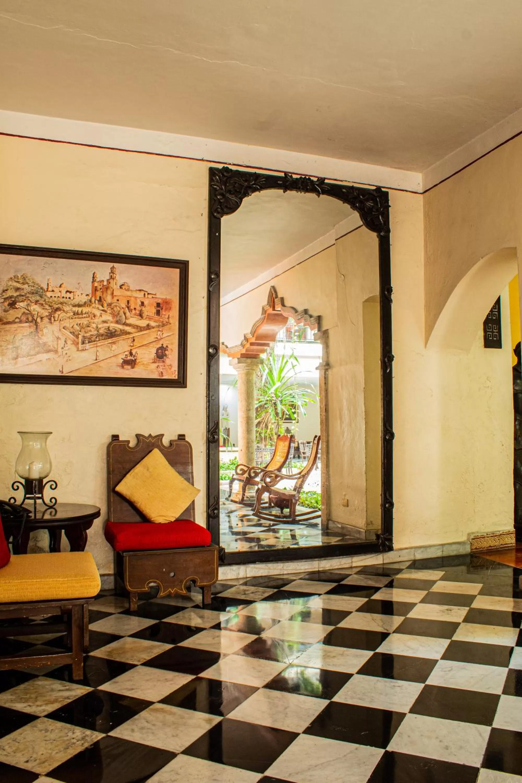 Lobby or reception in Casa del Balam Merida