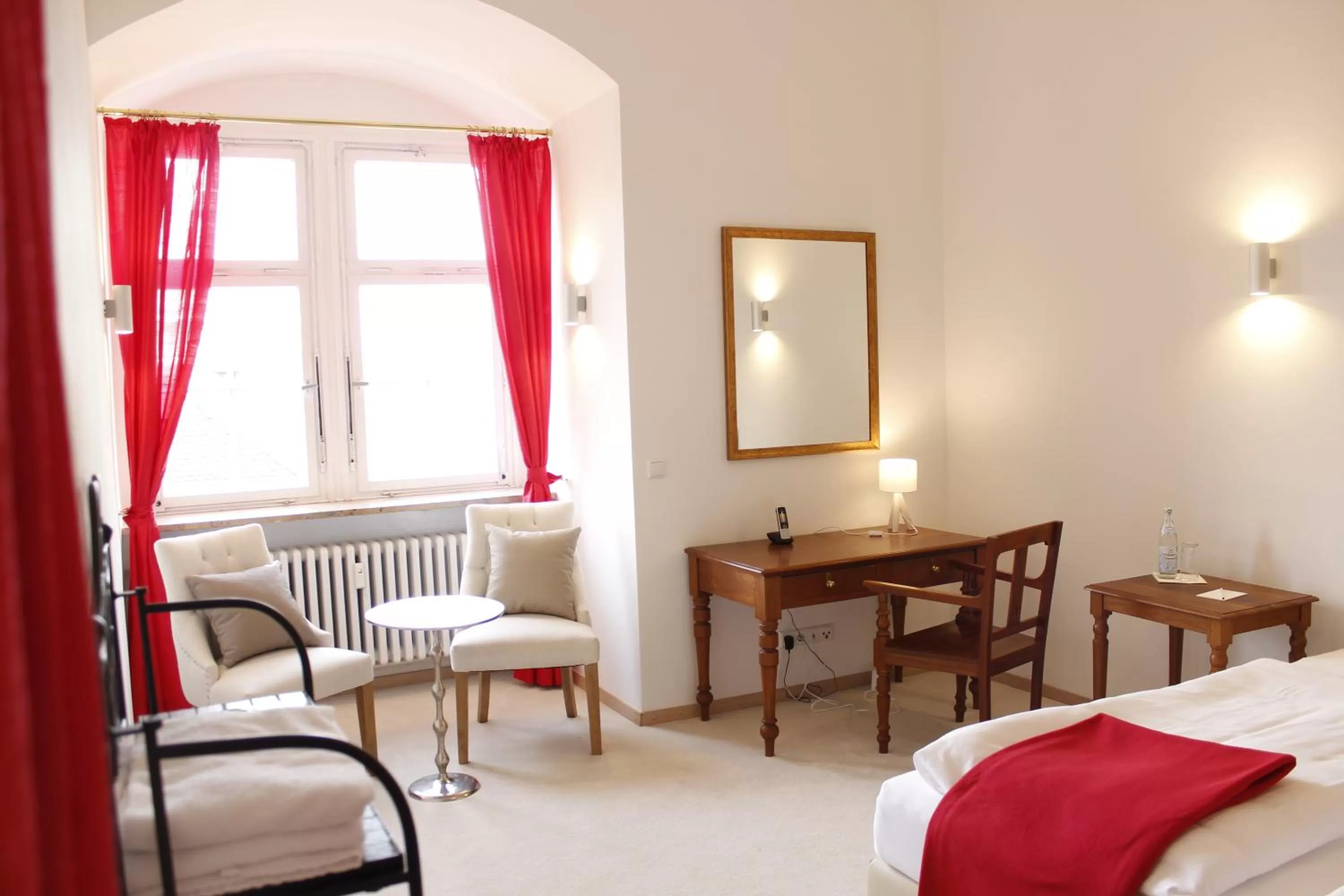 Photo of the whole room, Bed in BioHotel Schloss Kirchberg