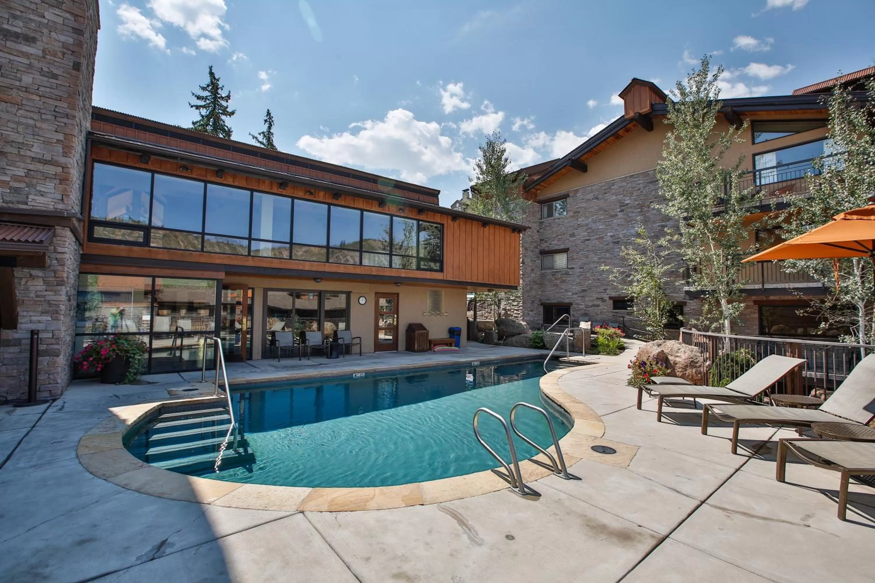 Swimming pool in The Crestwood Snowmass Village