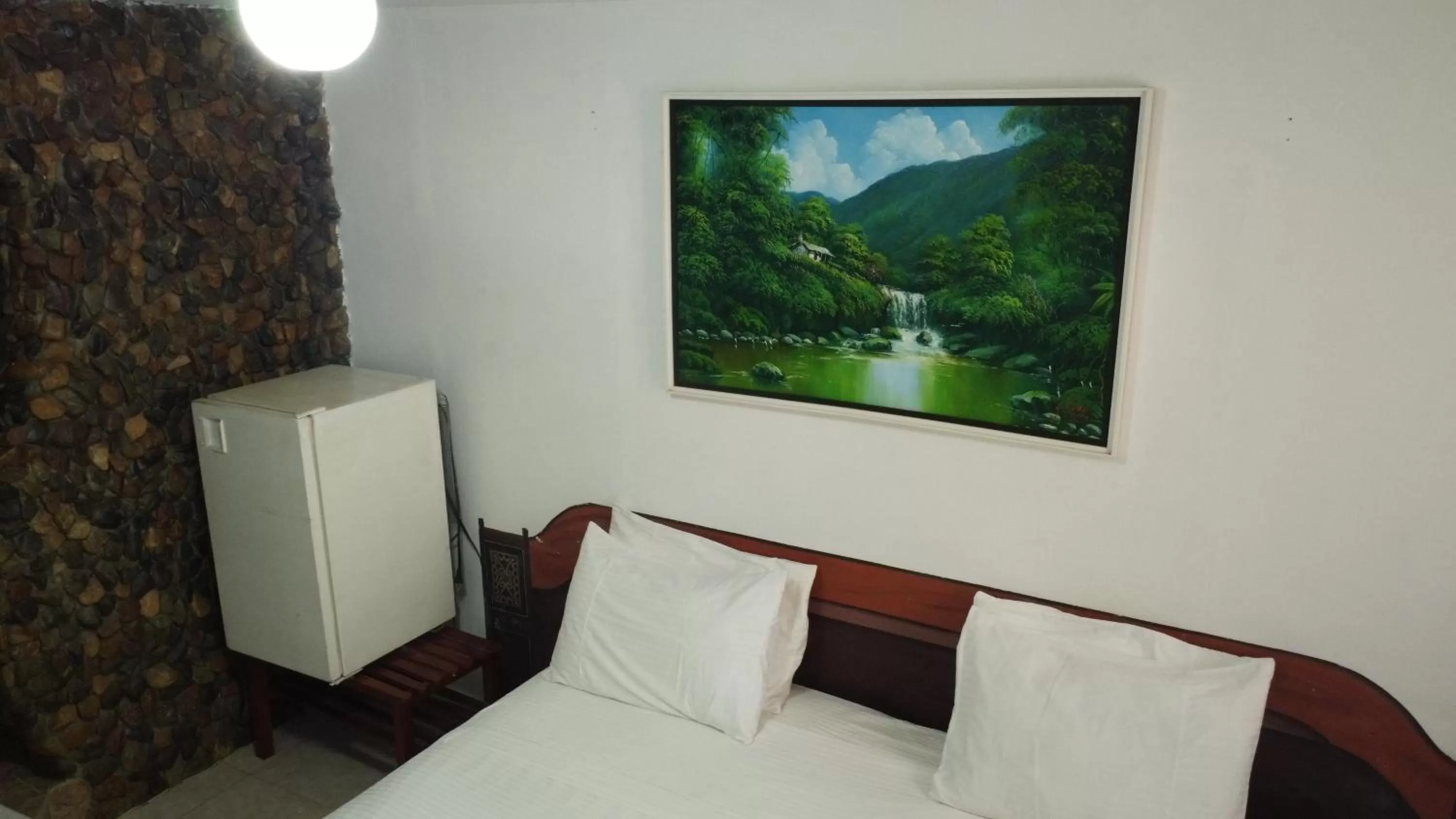 Bed in Eco-Hotel Villa Elina