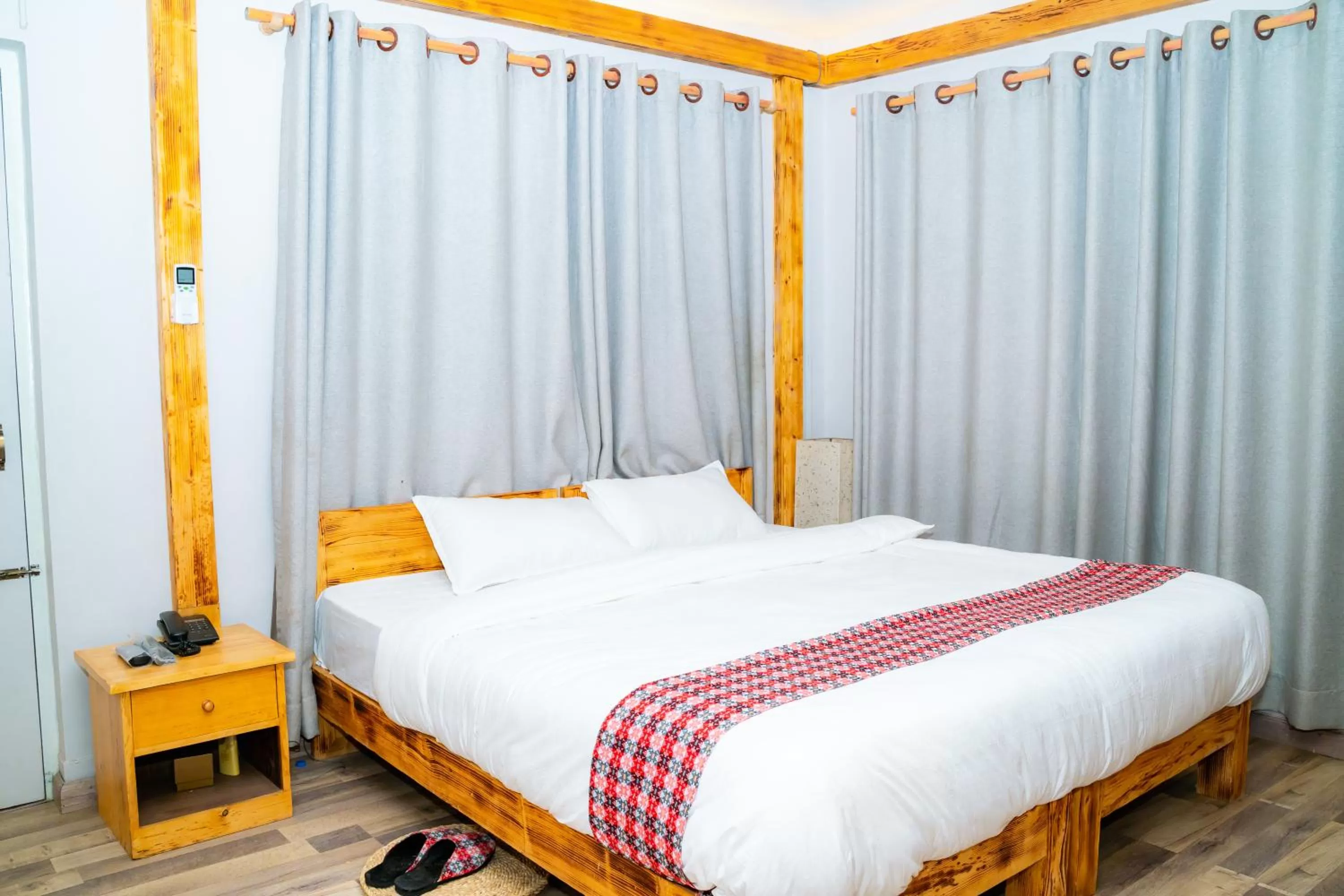 Bedroom, Bed in Silu Homes by Hostmandu