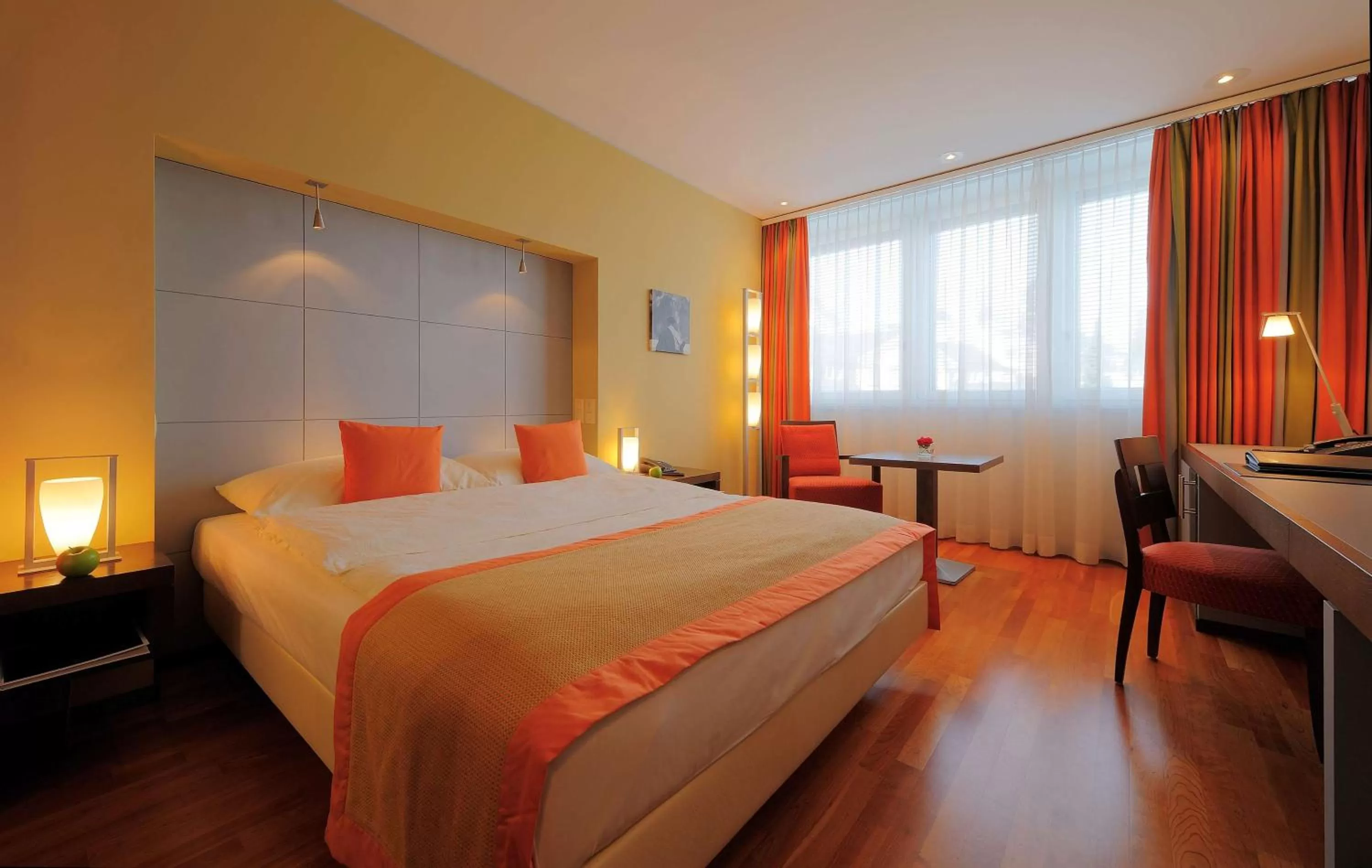 Photo of the whole room, Bed in Radisson Blu Hotel, St. Gallen