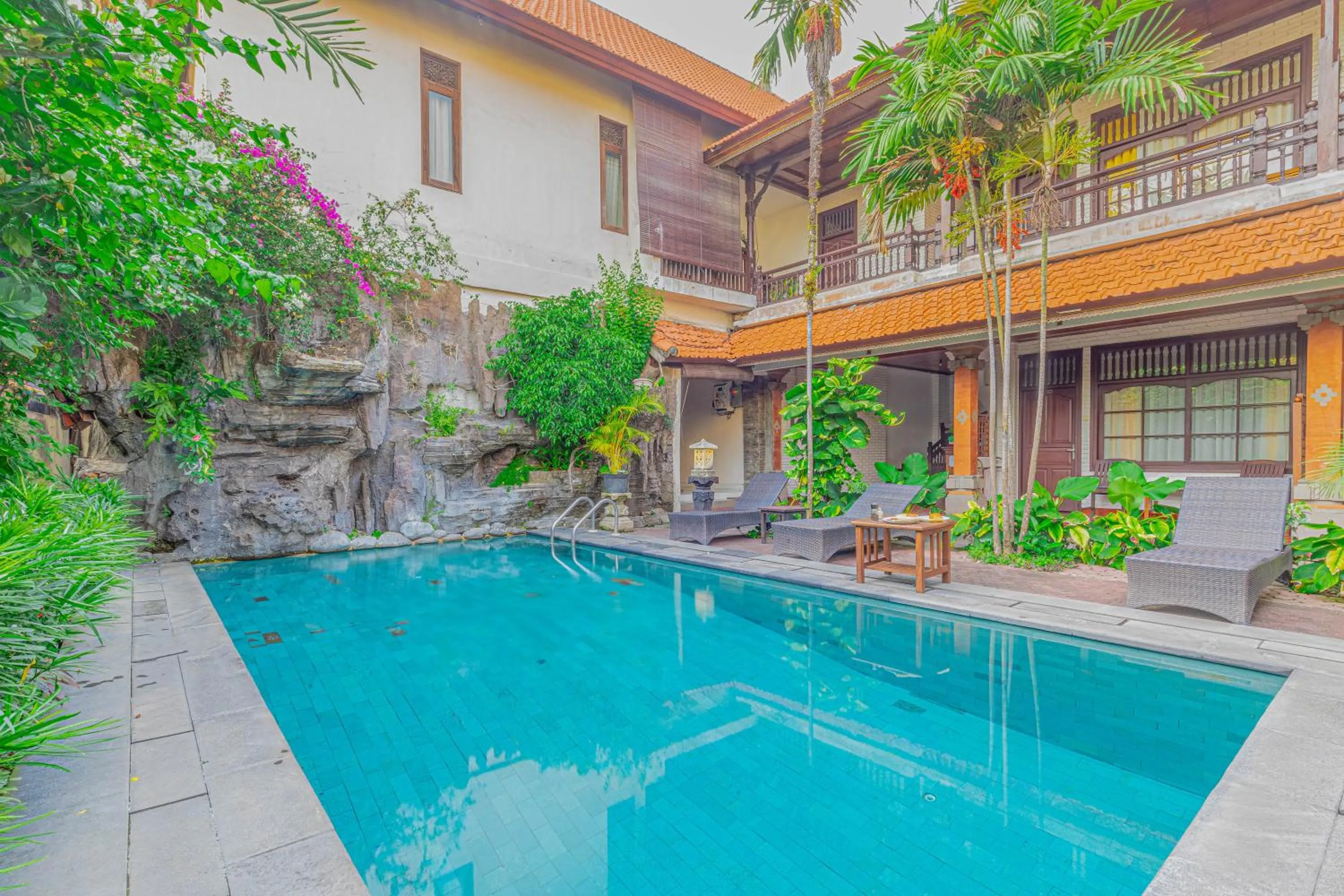 Pool view in Puri Mango Guest House Sanur