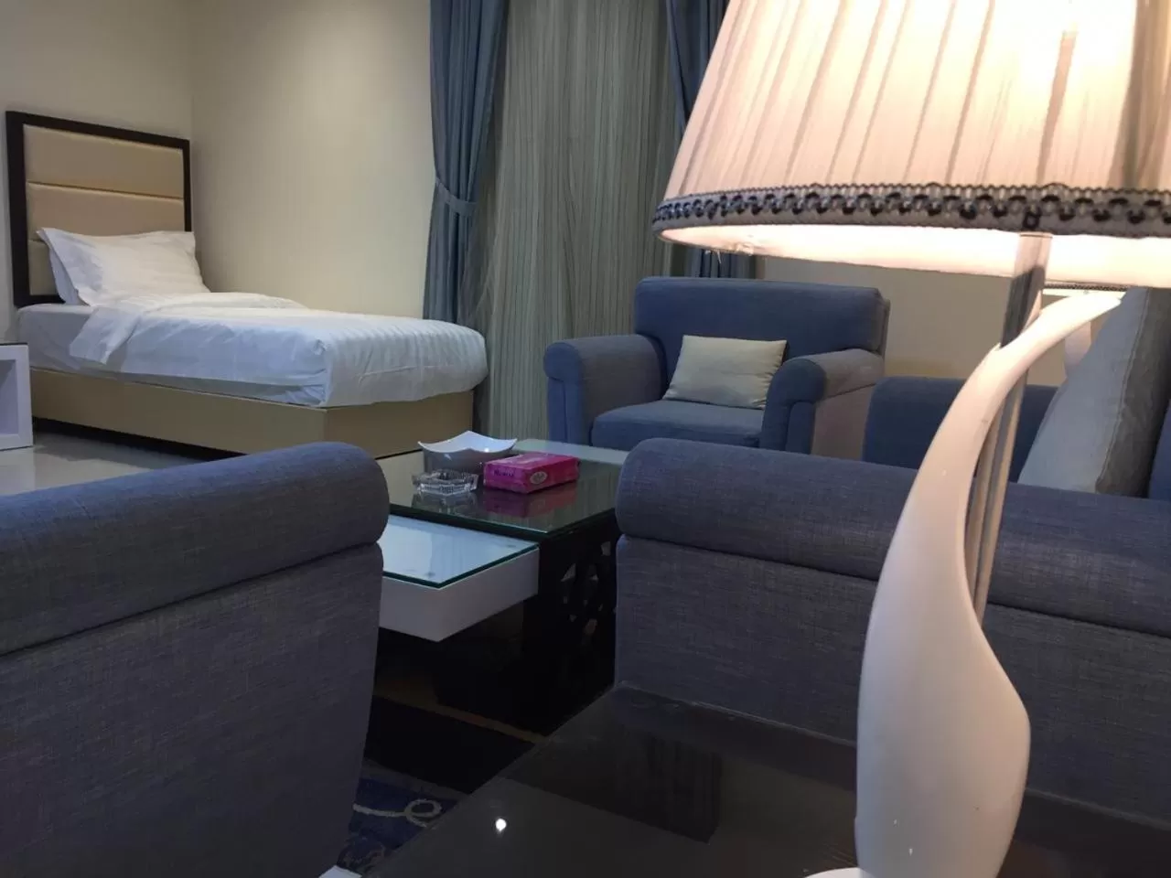 Bed in Arjaan Altakhassusi Hotel Suites