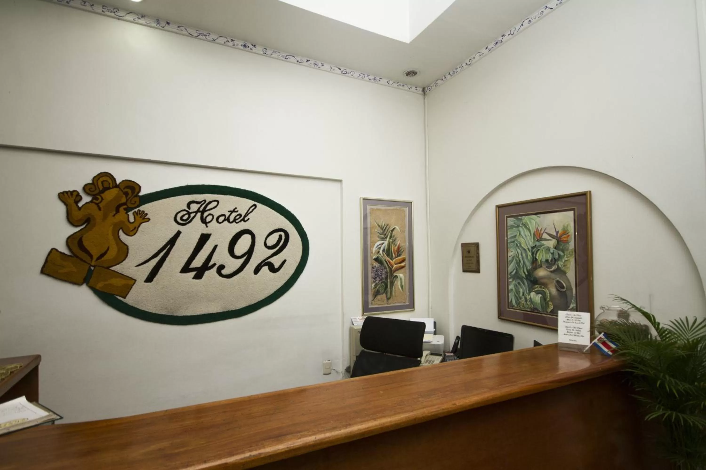 Lobby or reception in Hotel 1492