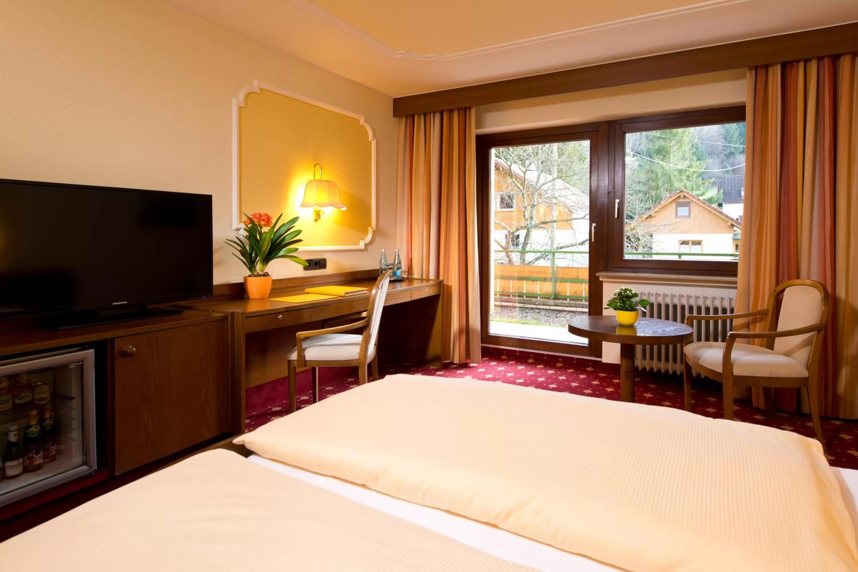 Photo of the whole room, Bed in Silberkönig Schwarzwald Hotel & Restaurant Ringhotel