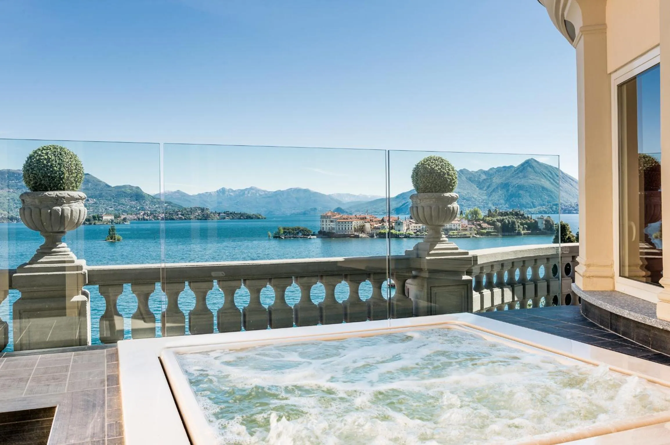 Balcony/Terrace in Villa e Palazzo Aminta - A Leading Hotel of The World