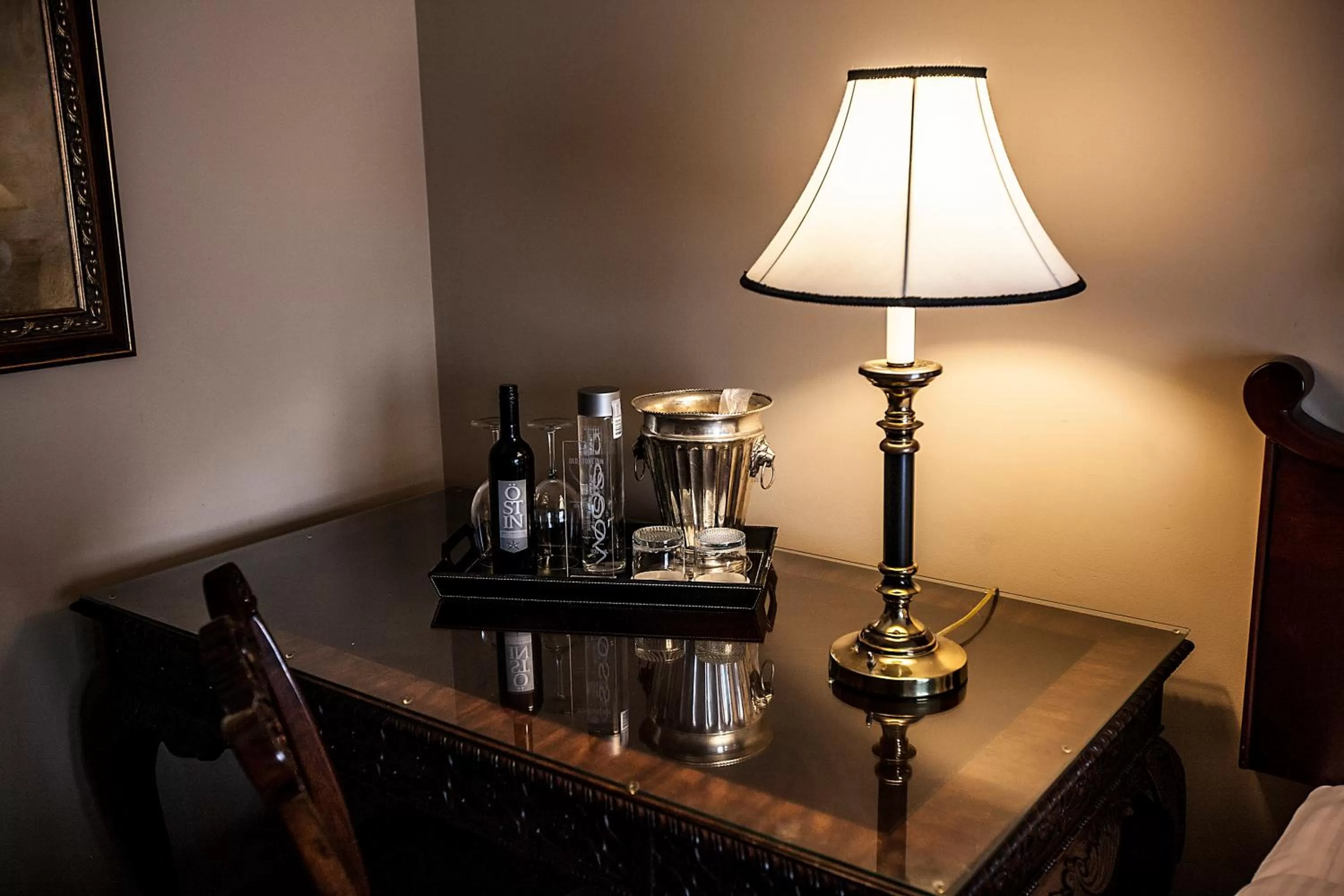 Seating area in Old Stone Inn Boutique Hotel