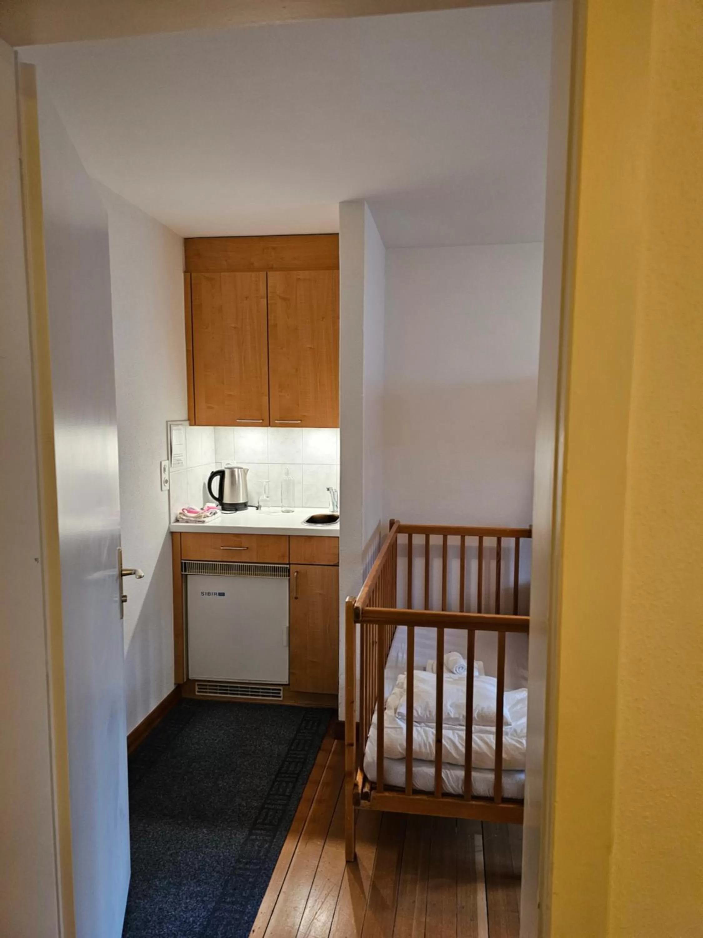 Kitchen or kitchenette in Aparthotel Muchetta