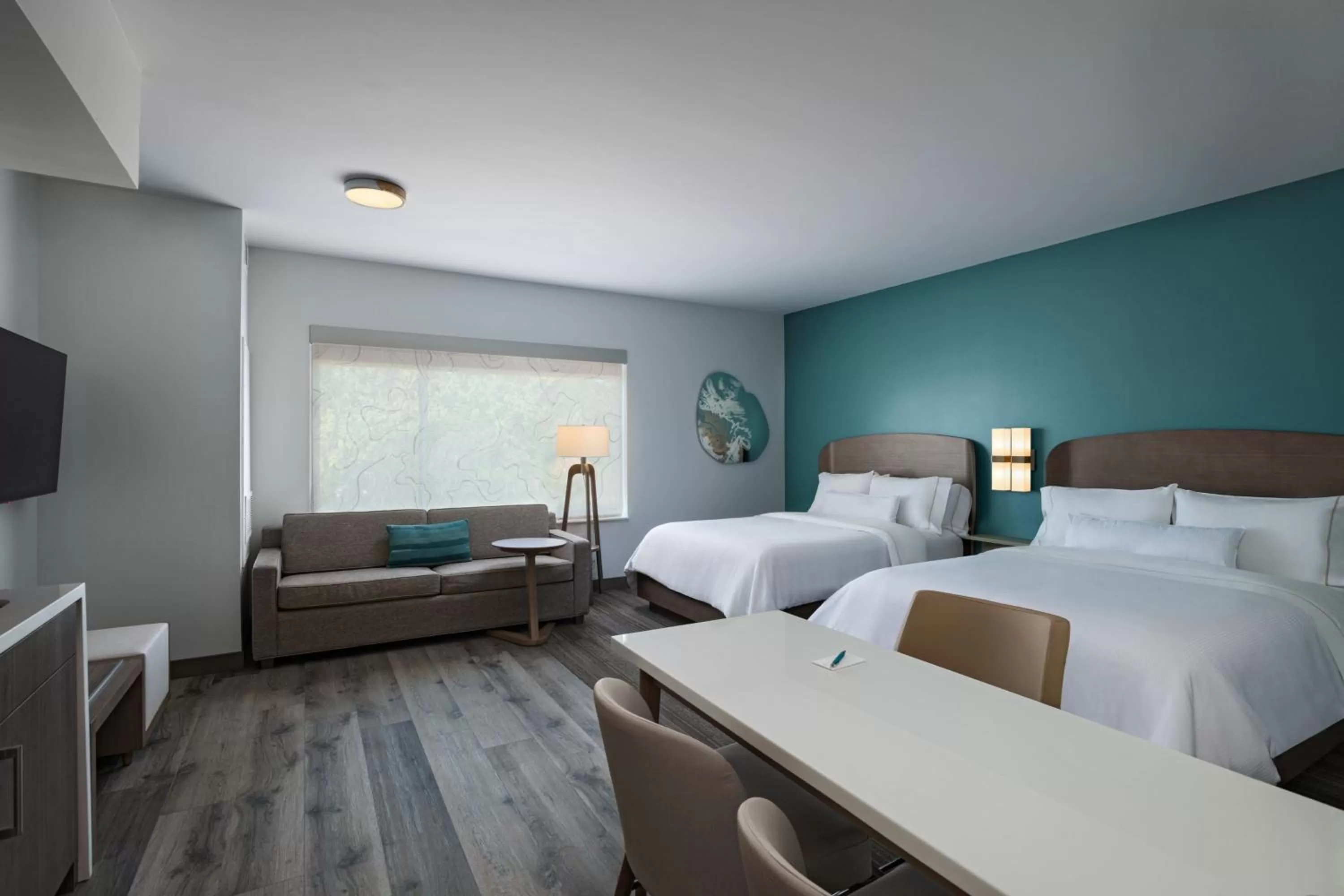 Photo of the whole room, Bed in Element Waco