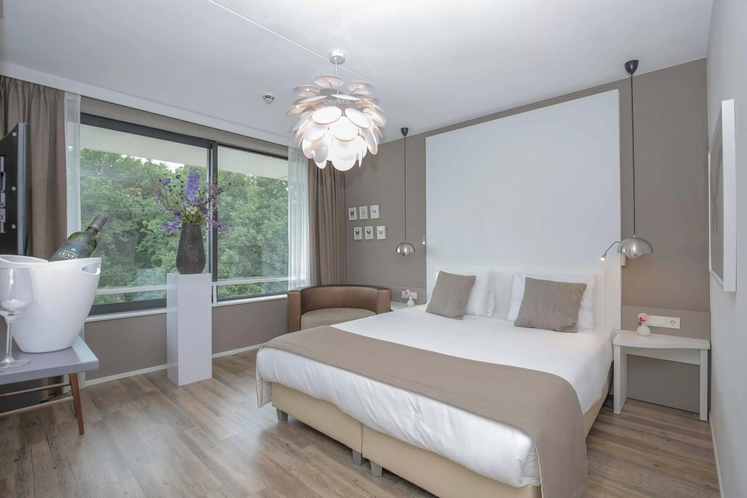 Bed in Fletcher Hotel-Restaurant de Wageningsche Berg