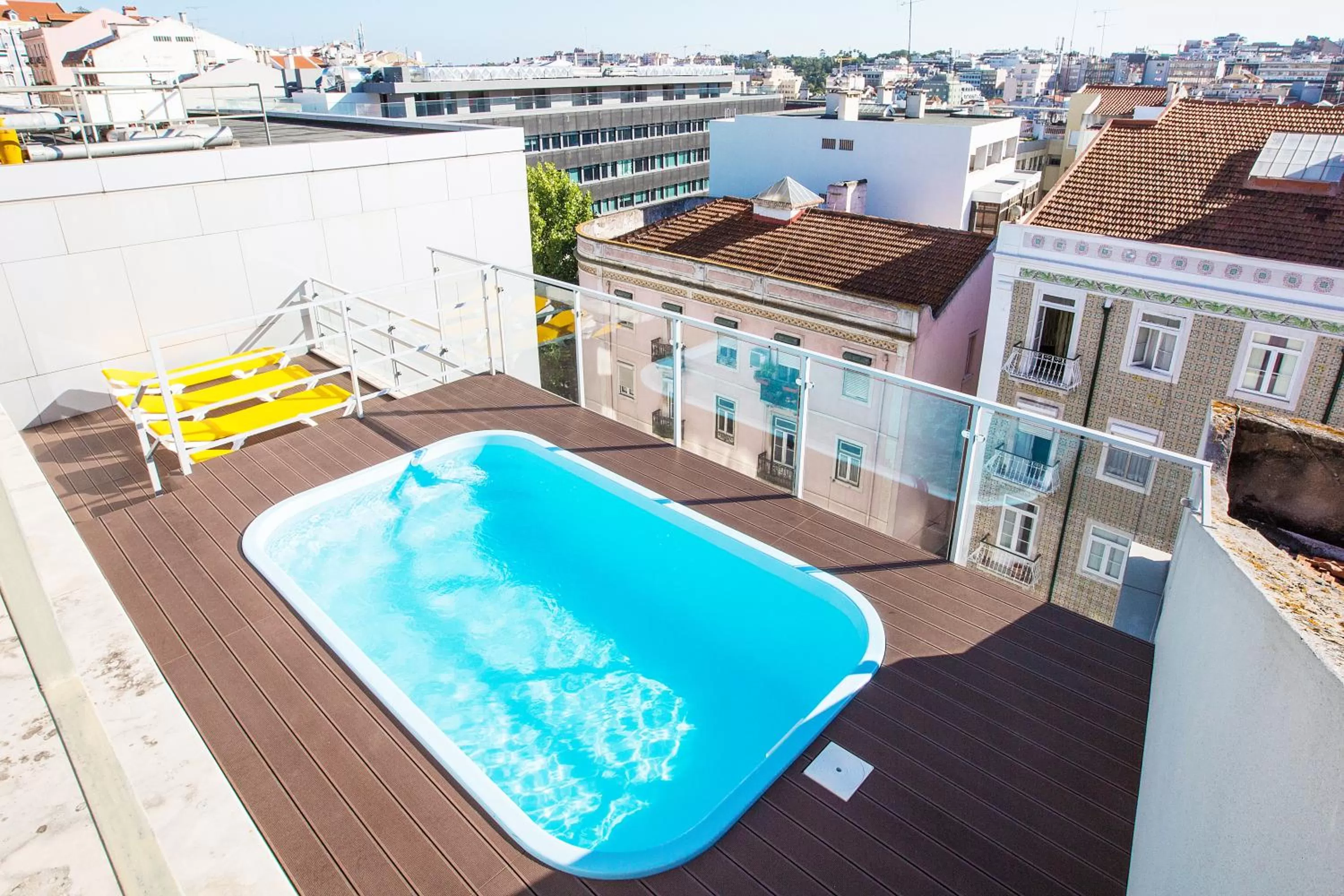 Balcony/Terrace in Hotel 3K Madrid