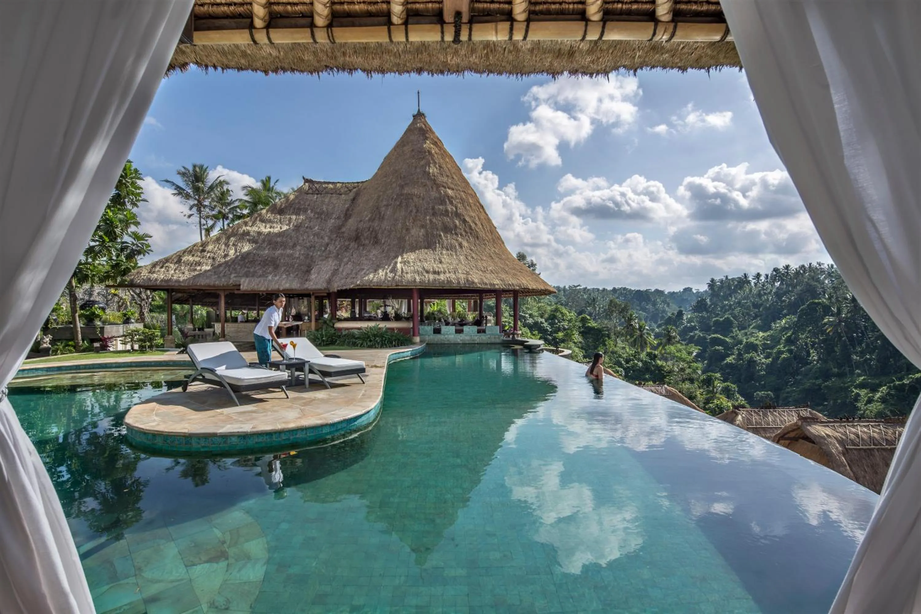 Swimming pool in Viceroy Bali