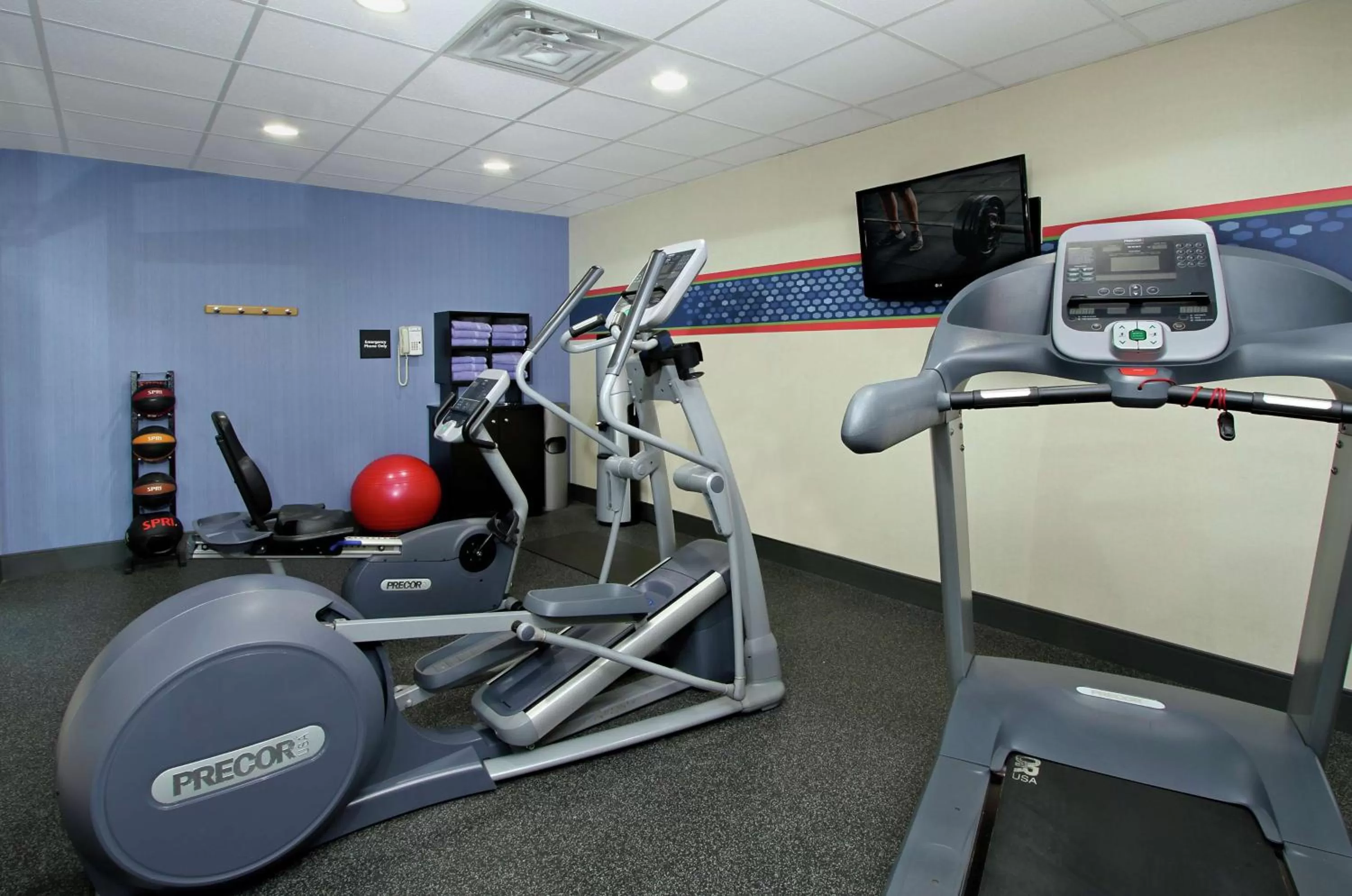 Fitness centre/facilities in Hampton Inn Ashtabula