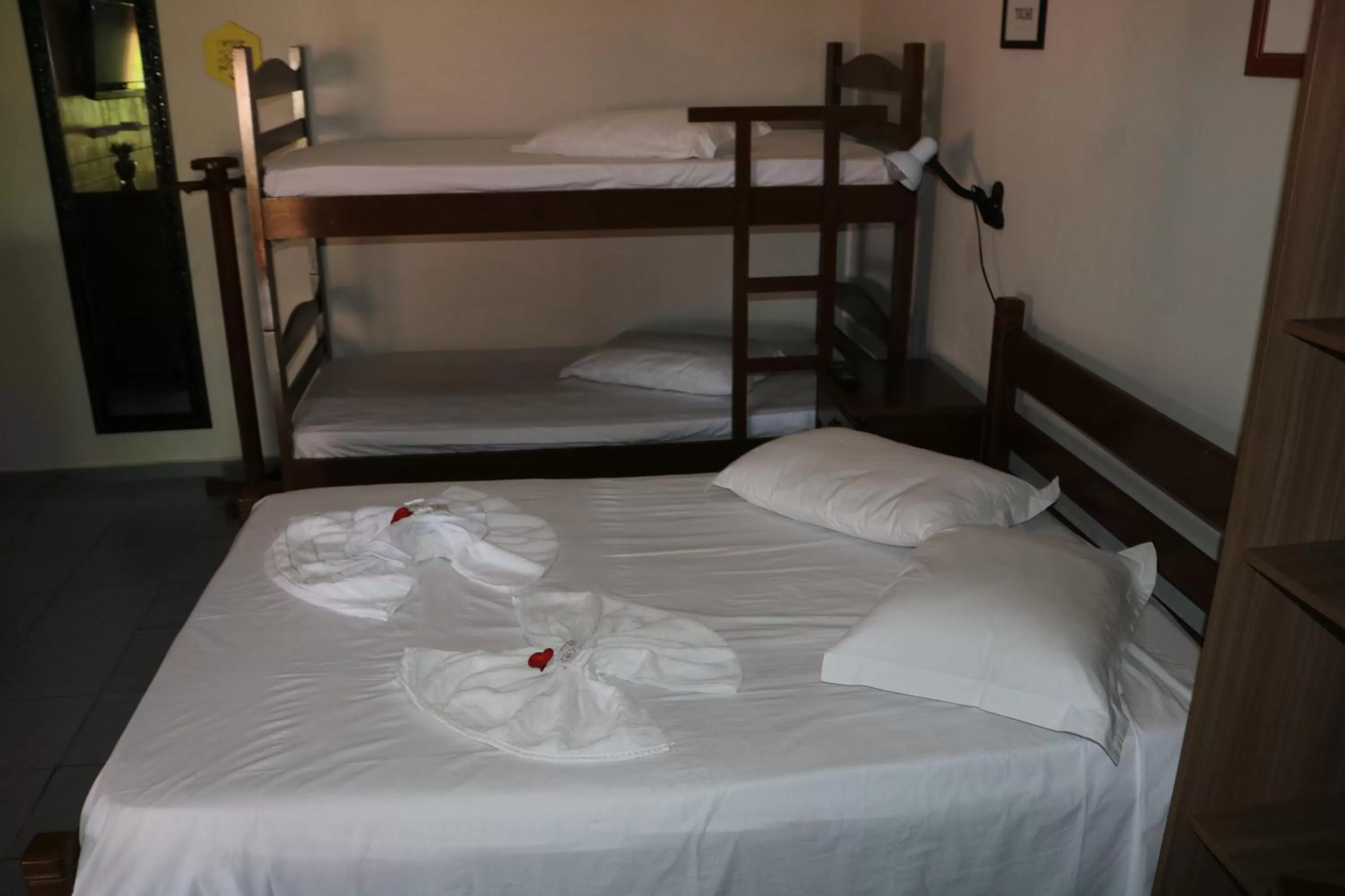 Bed in Pousada Flor Dália