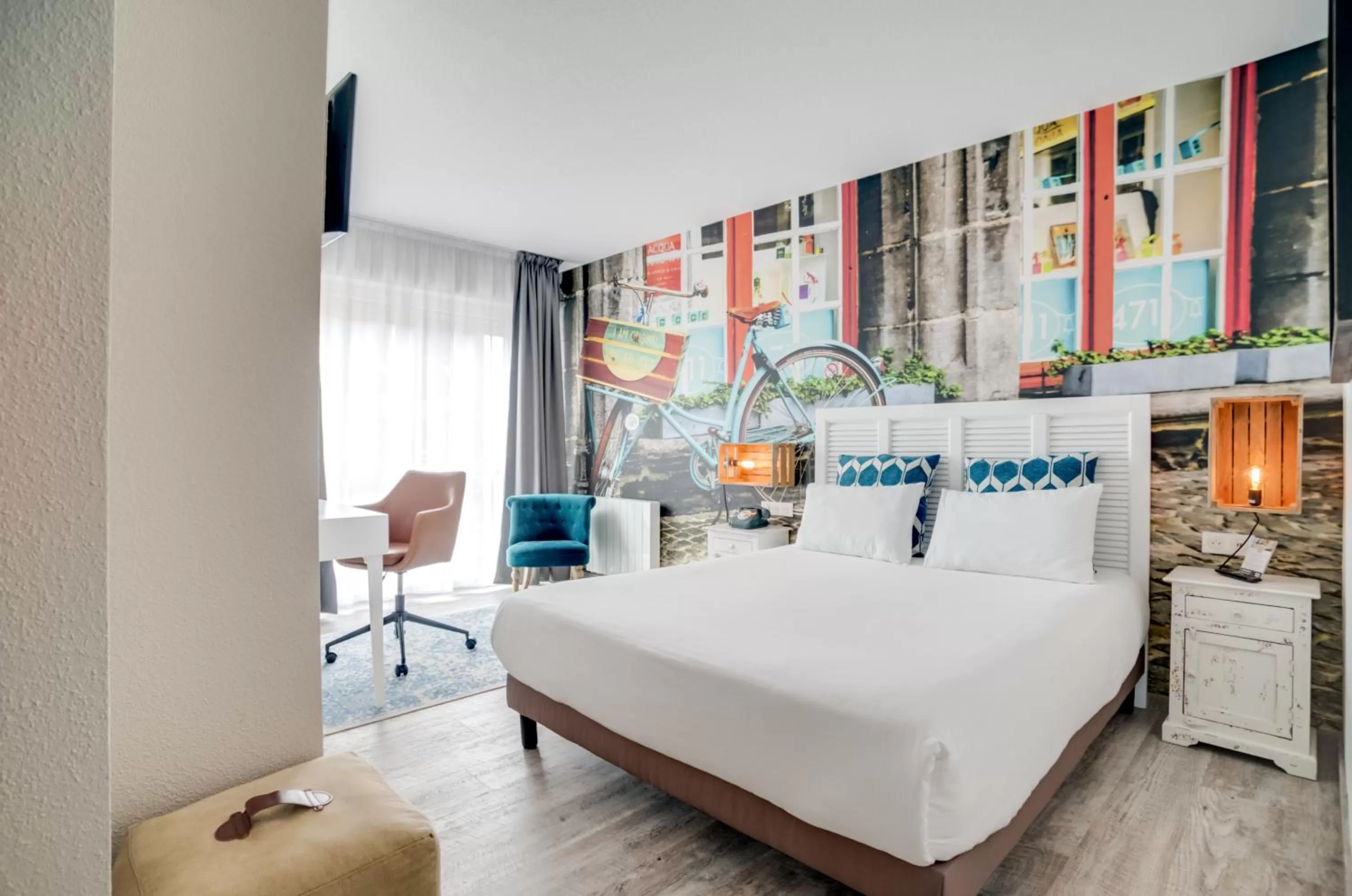 Bedroom in La Maison Hôtel Mulhouse Centre